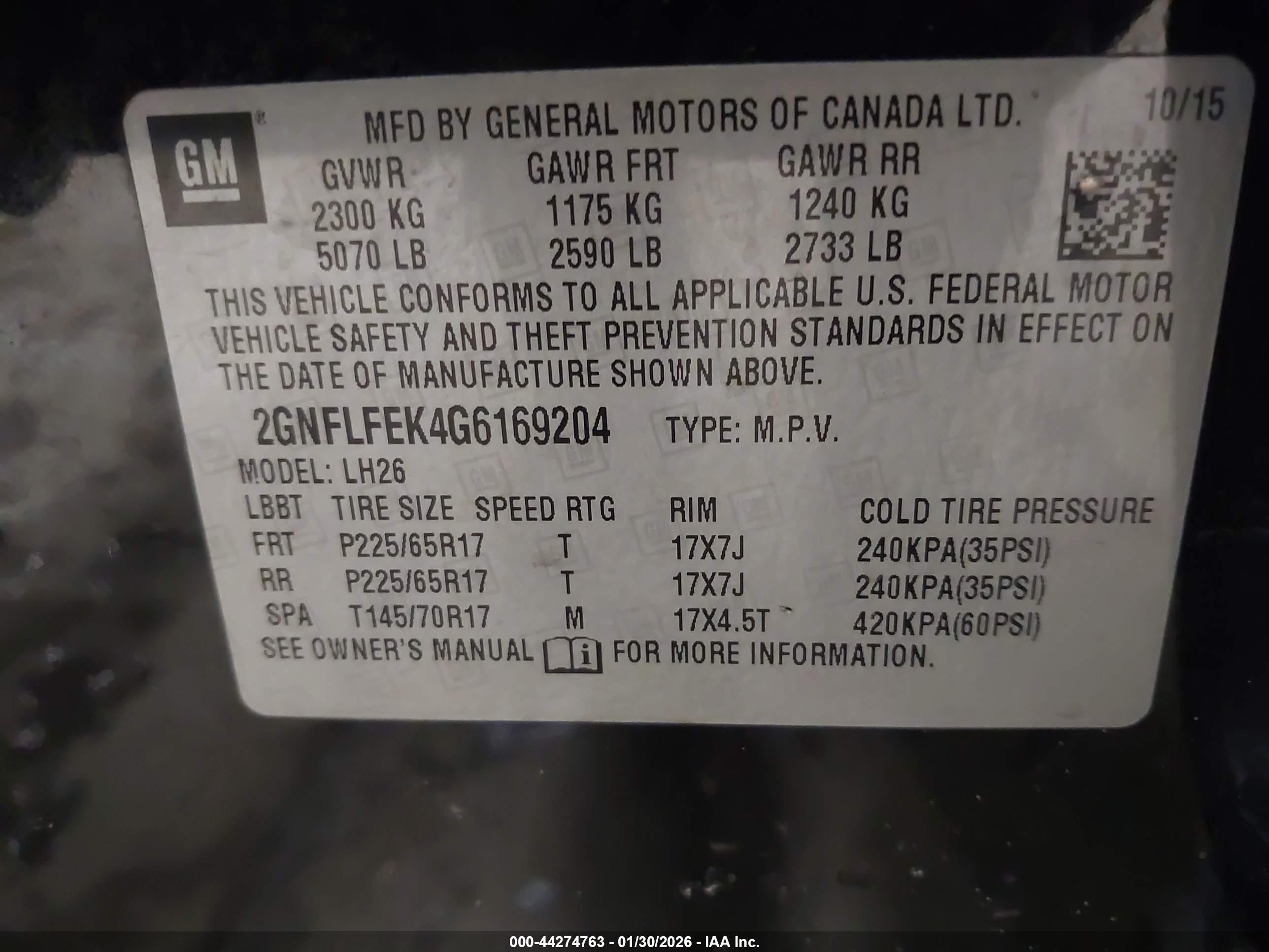 CHEVROLET EQUINOX image 9
