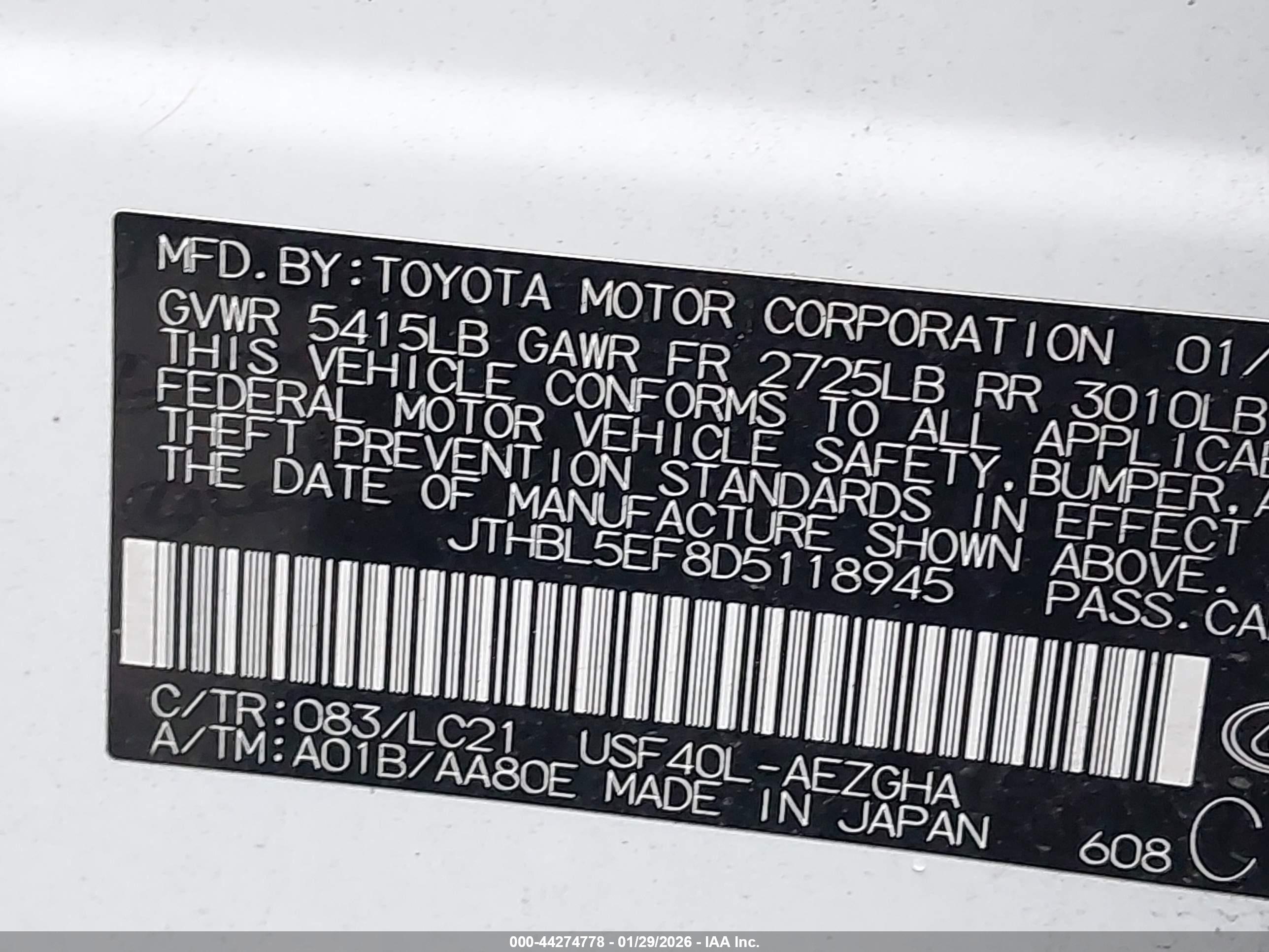 LEXUS LS image 9