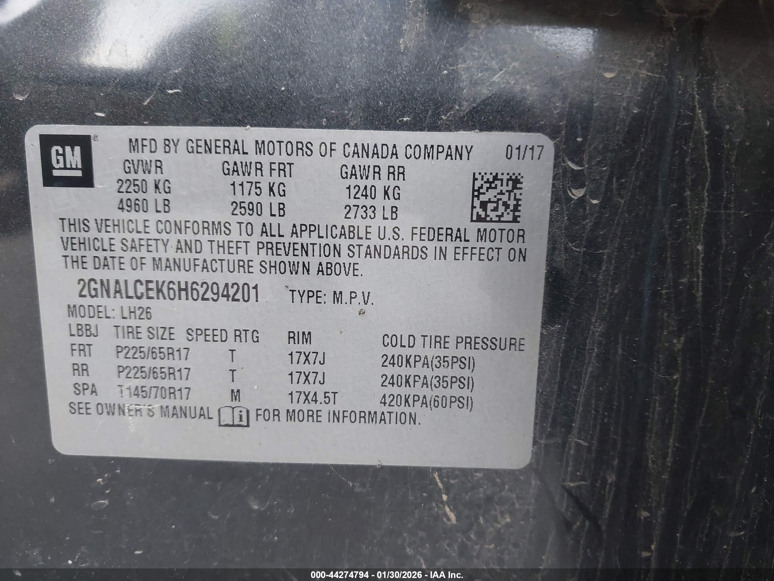 CHEVROLET EQUINOX image 9
