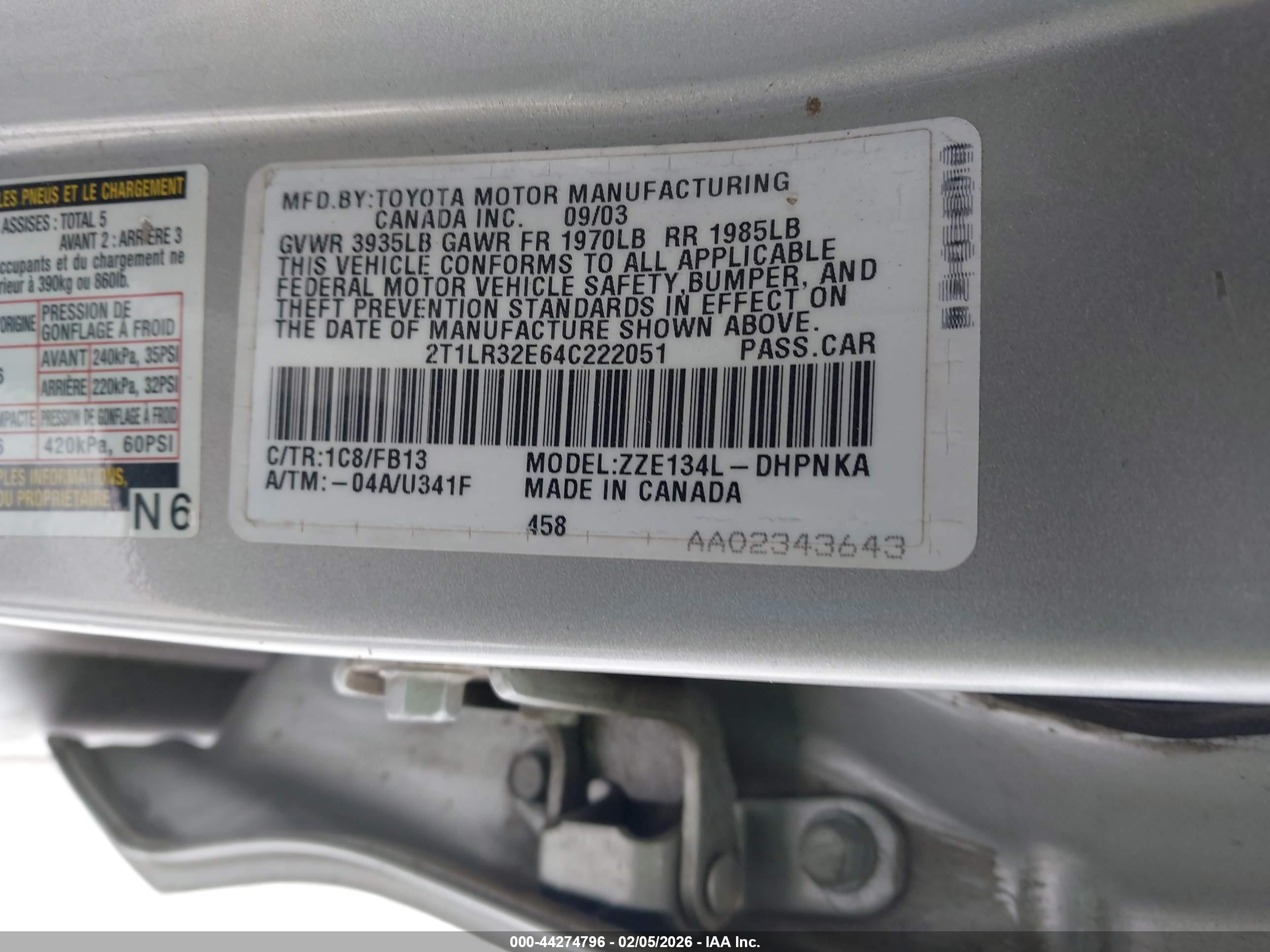 TOYOTA MATRIX image 9