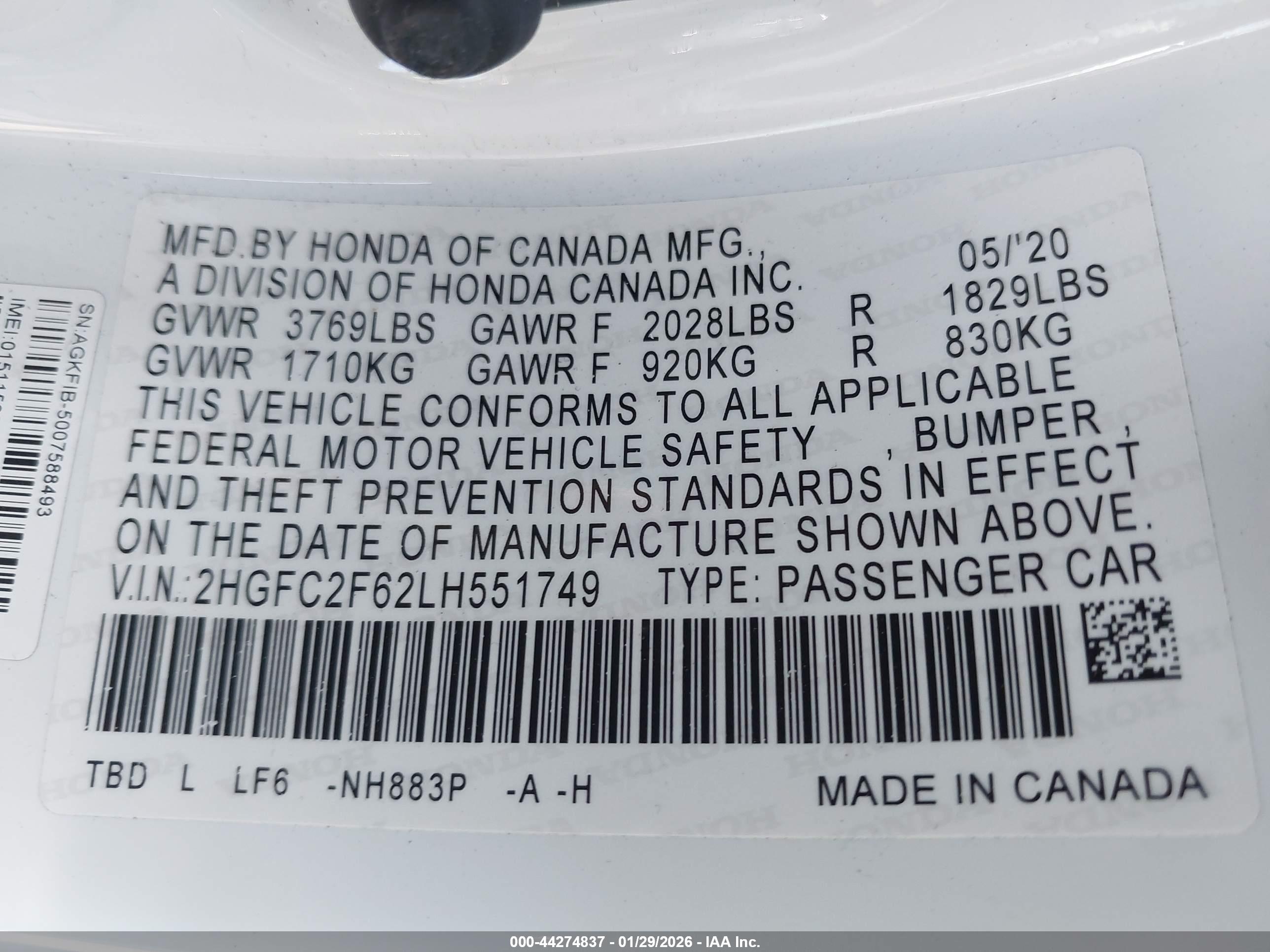 HONDA CIVIC image 9