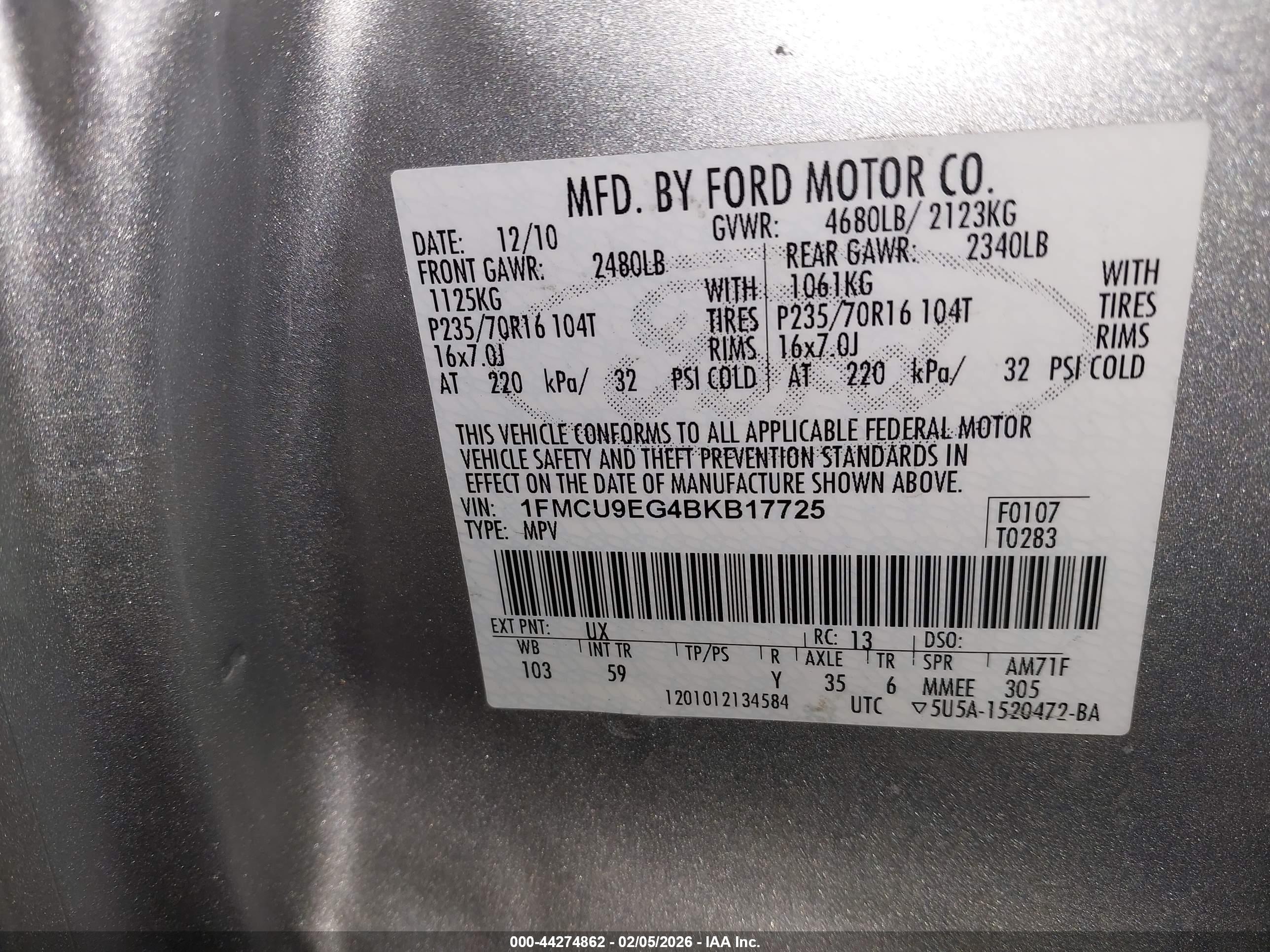 FORD ESCAPE image 9