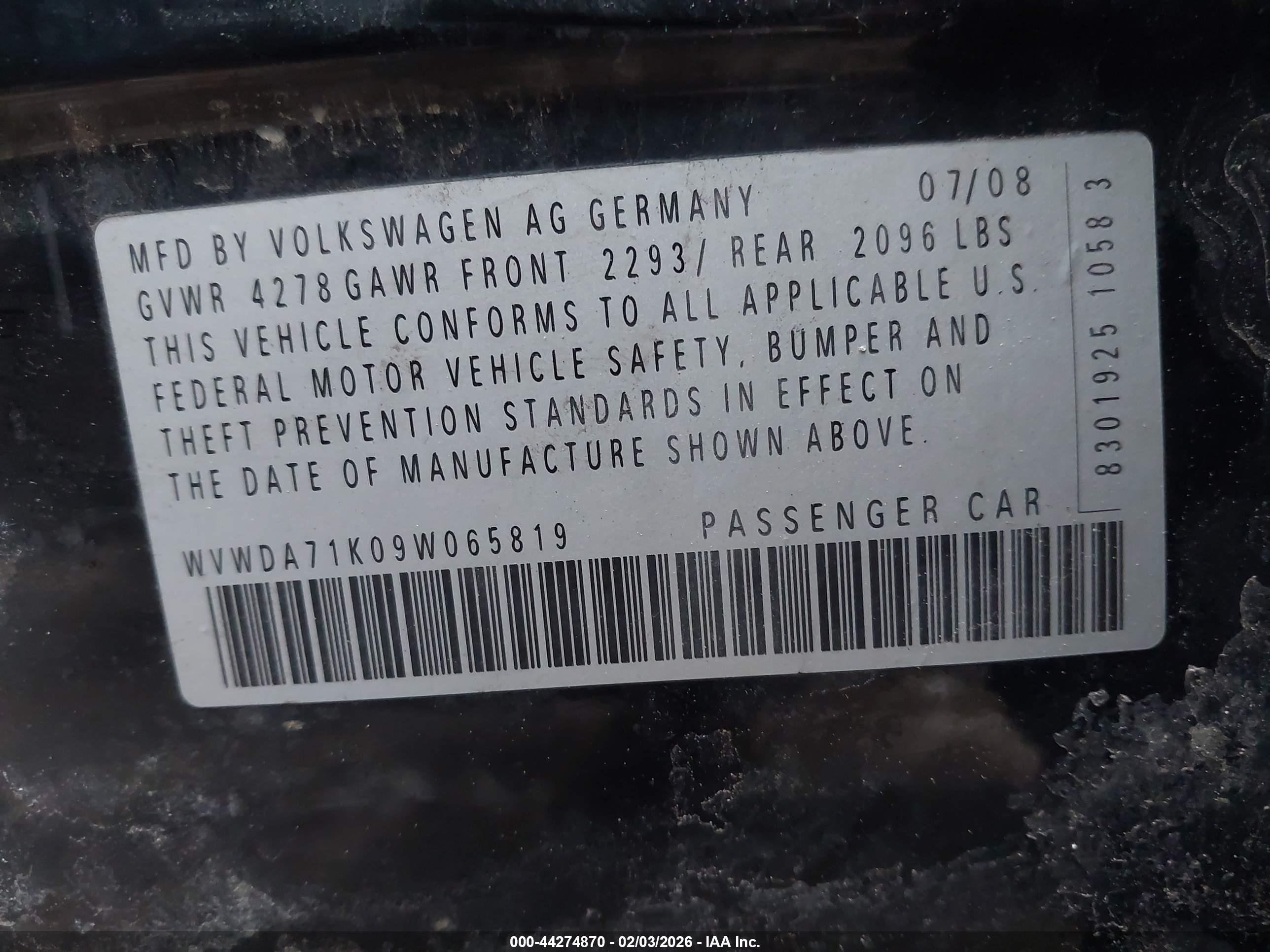 VOLKSWAGEN RABBIT image 9