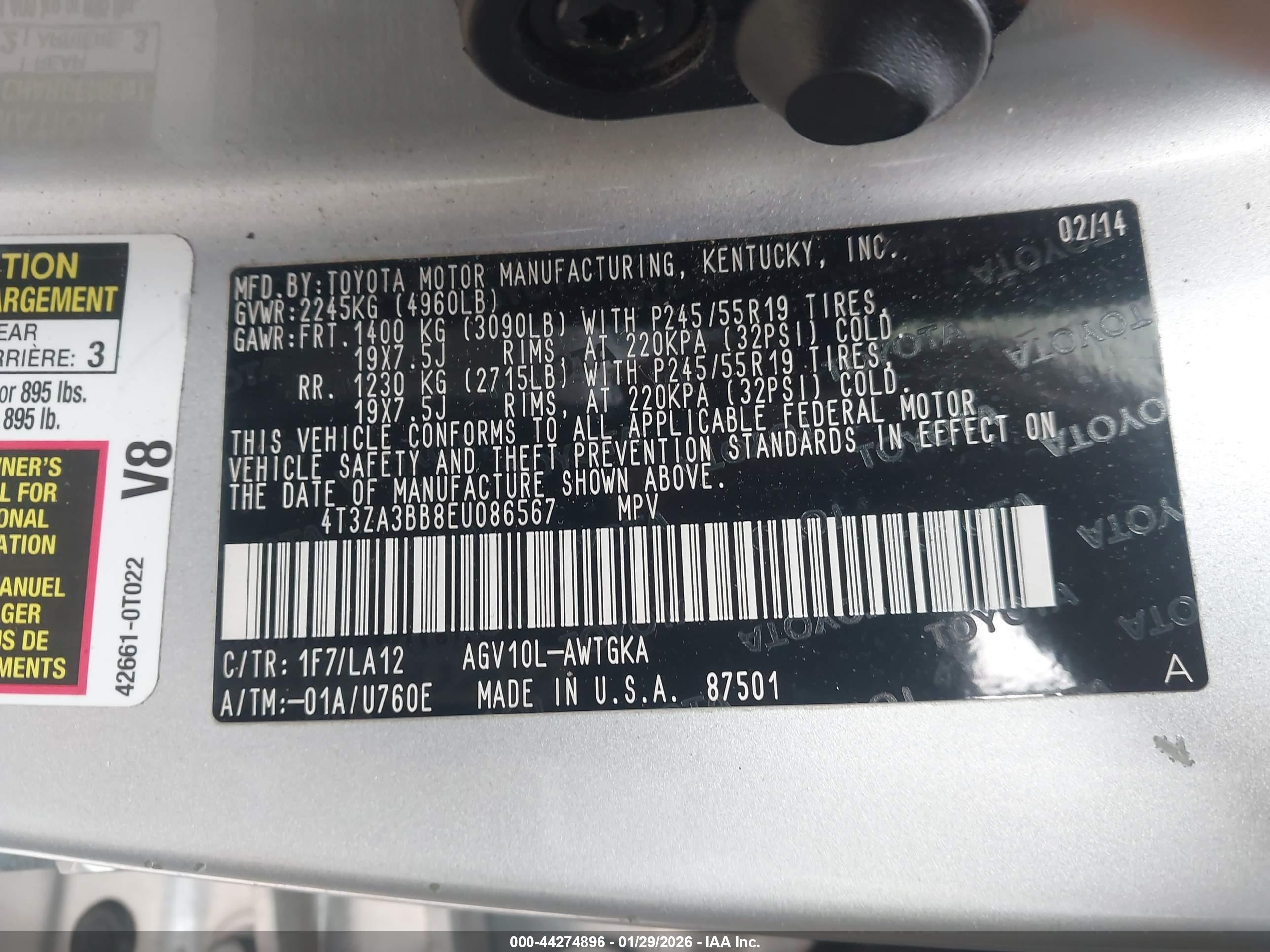 TOYOTA VENZA image 9