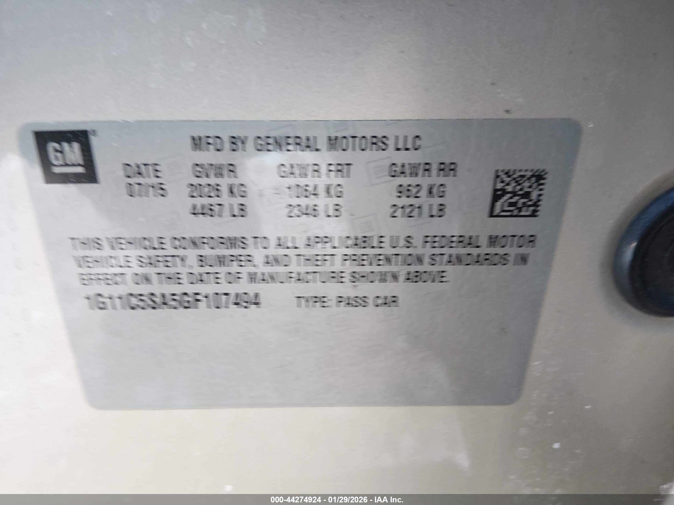 CHEVROLET MALIBU image 9