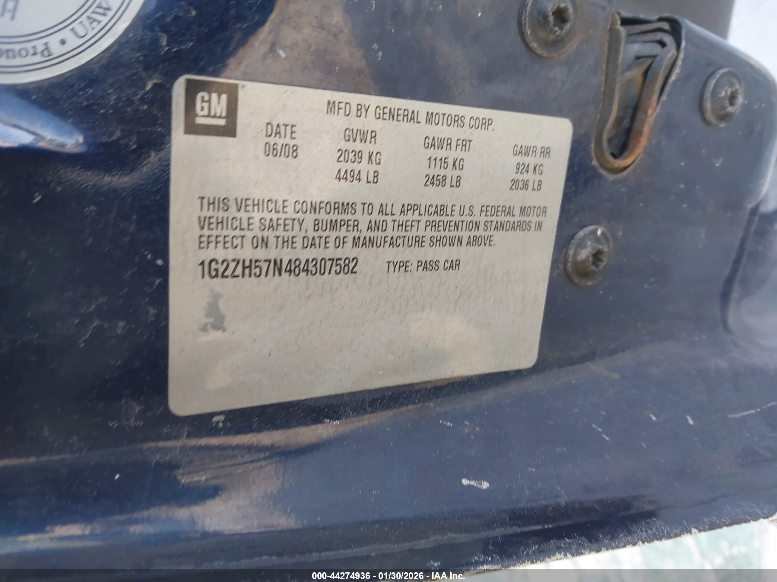 PONTIAC G6 image 9
