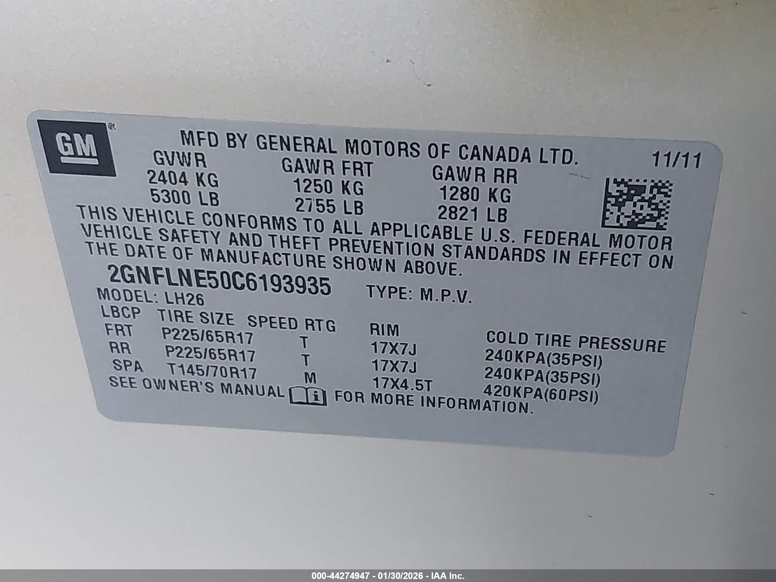 CHEVROLET EQUINOX image 9