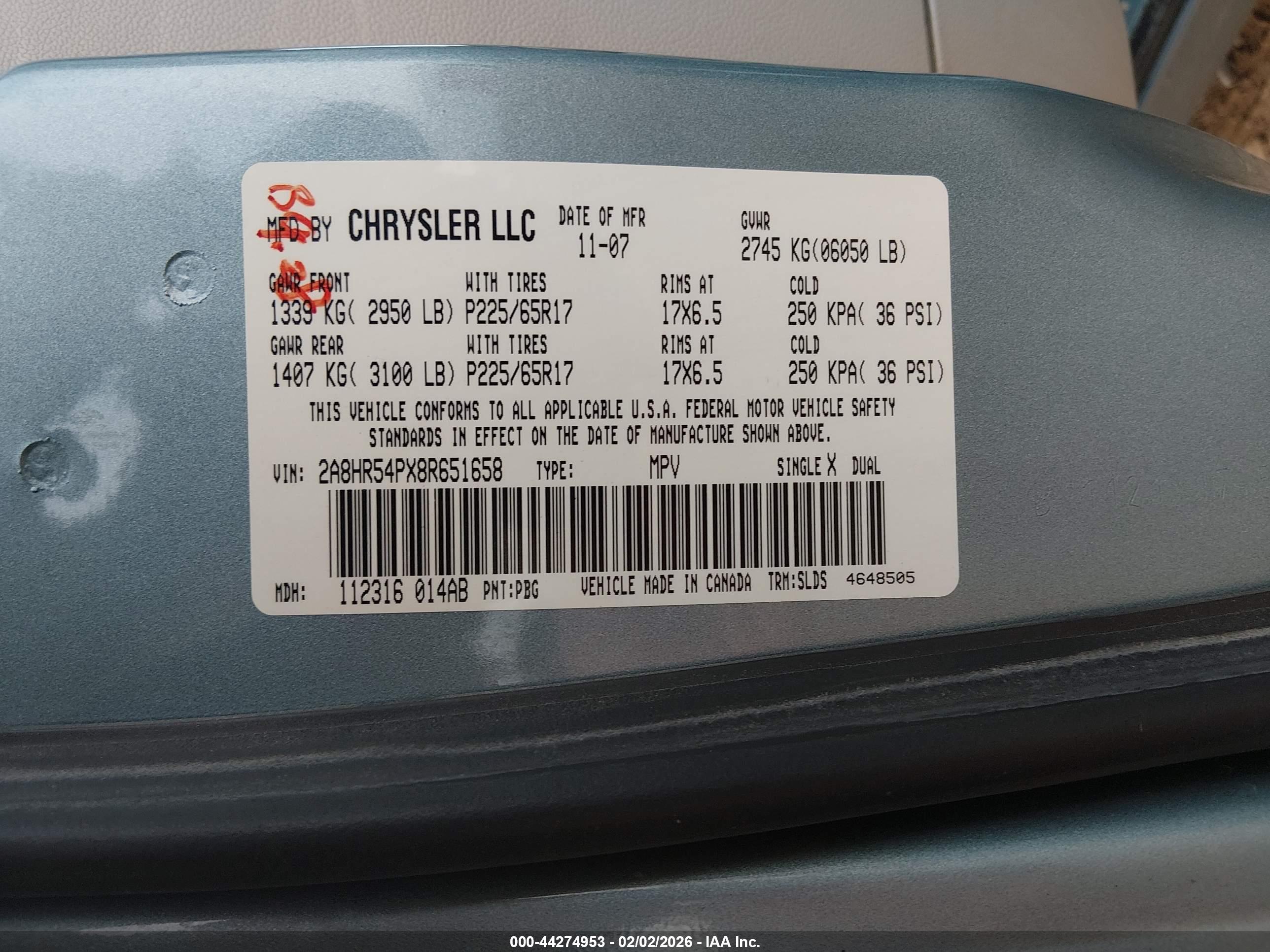 CHRYSLER TOWN image 9
