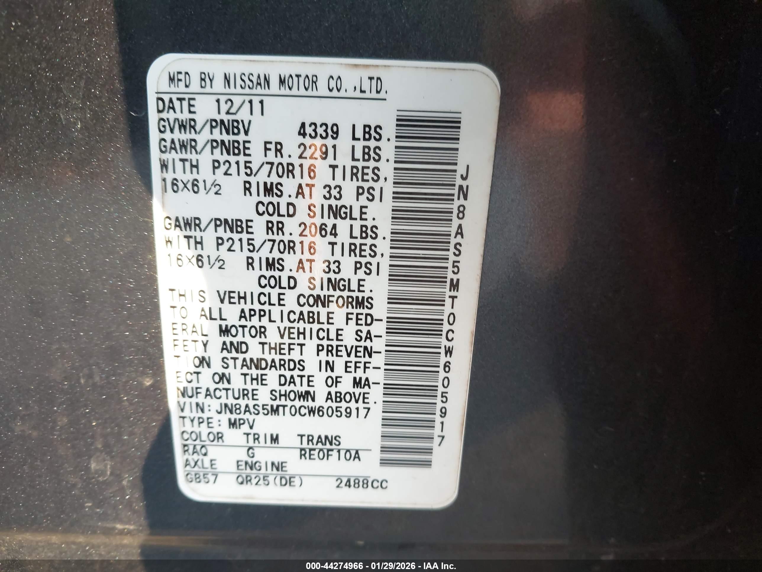 NISSAN ROGUE image 9