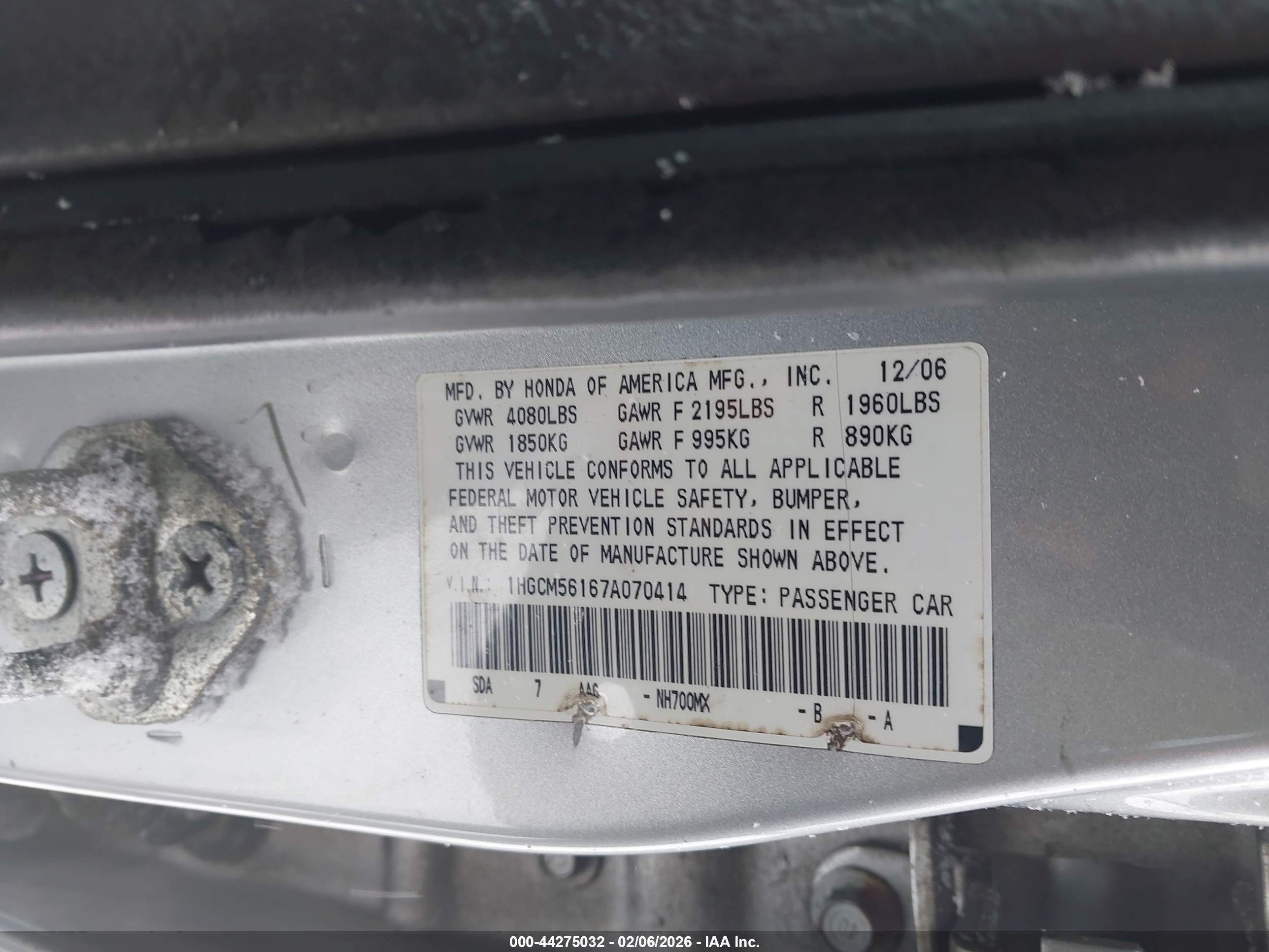 HONDA ACCORD image 9