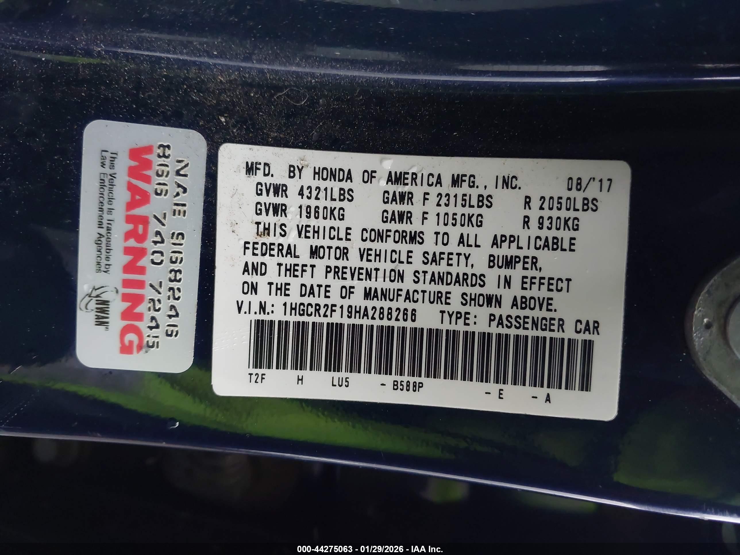 HONDA ACCORD image 9