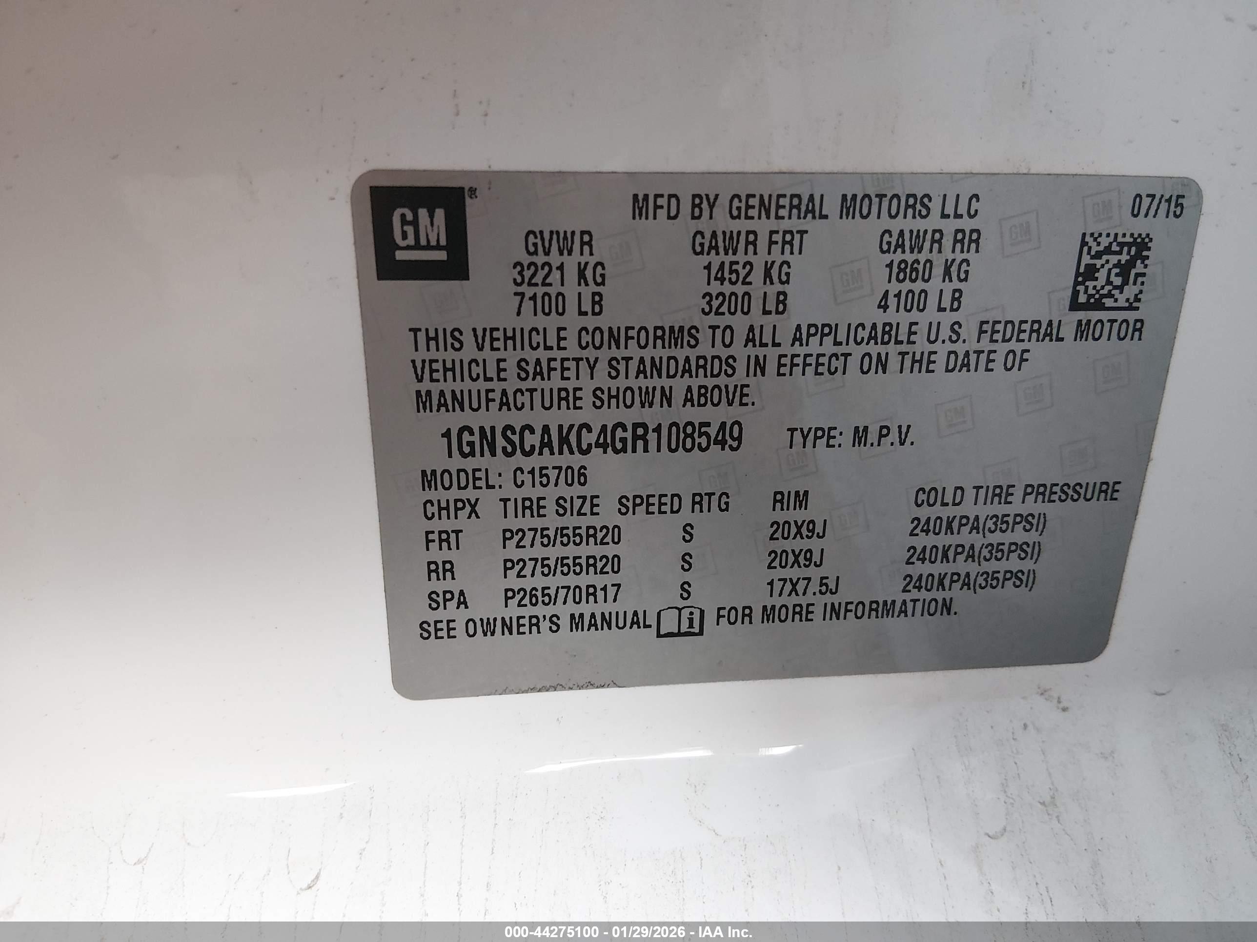 CHEVROLET TAHOE image 9