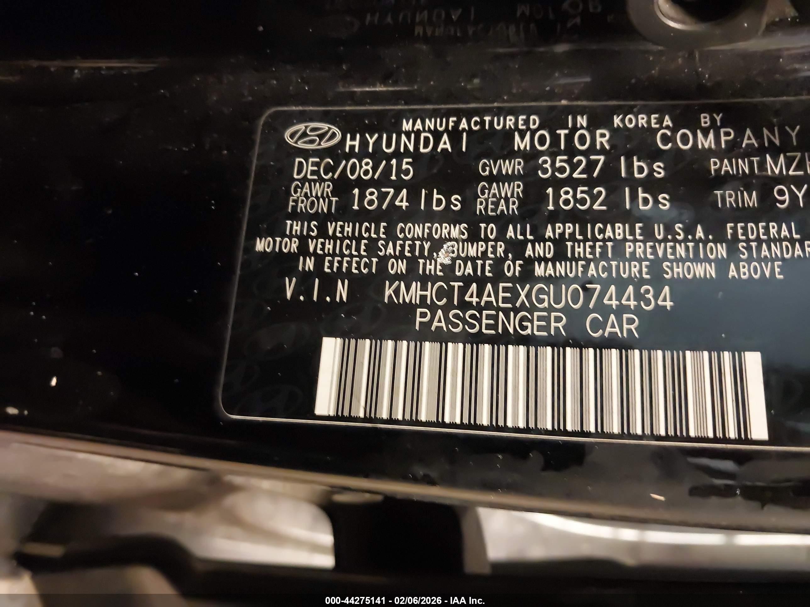 HYUNDAI ACCENT image 9