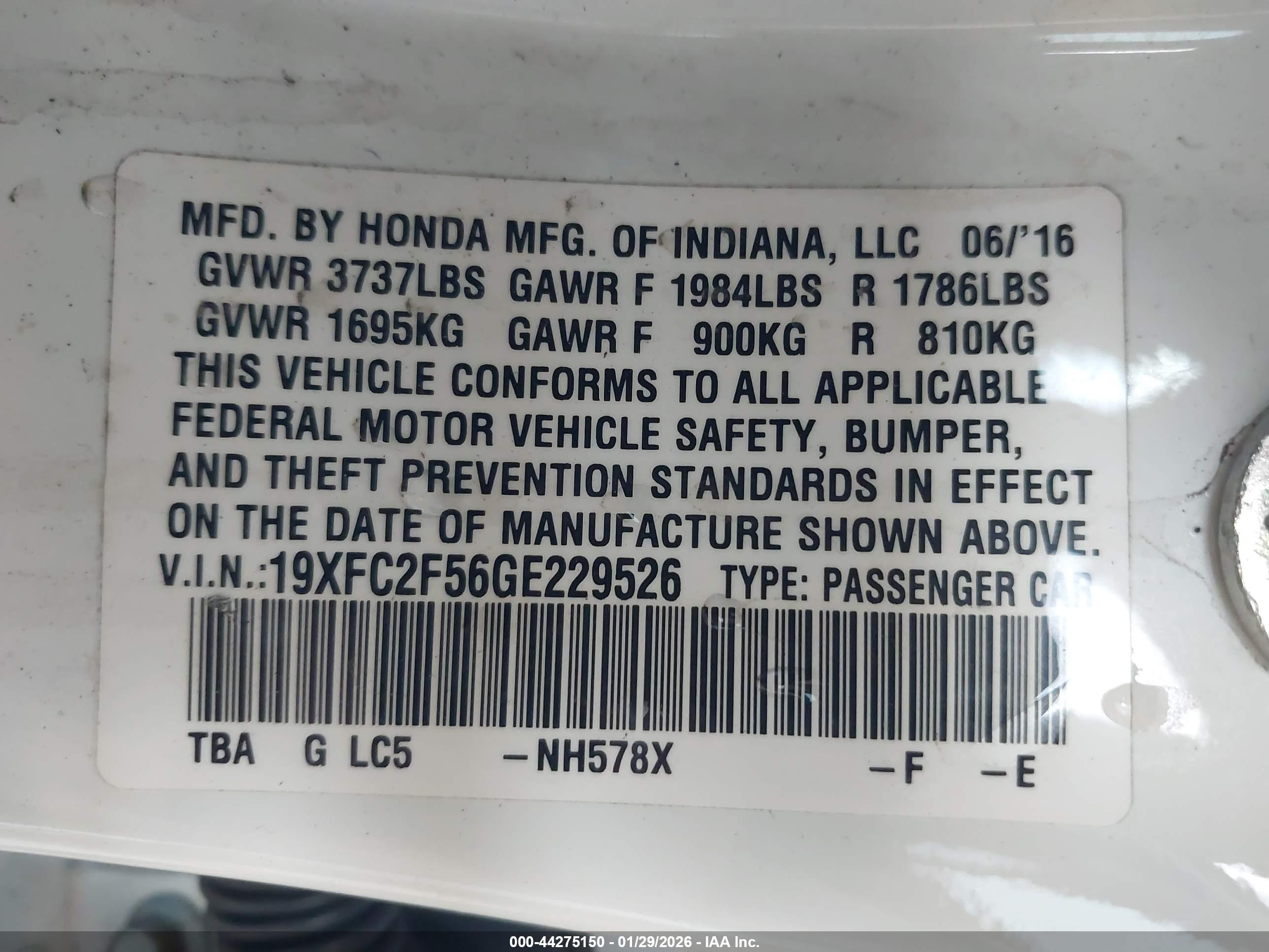 HONDA CIVIC image 9