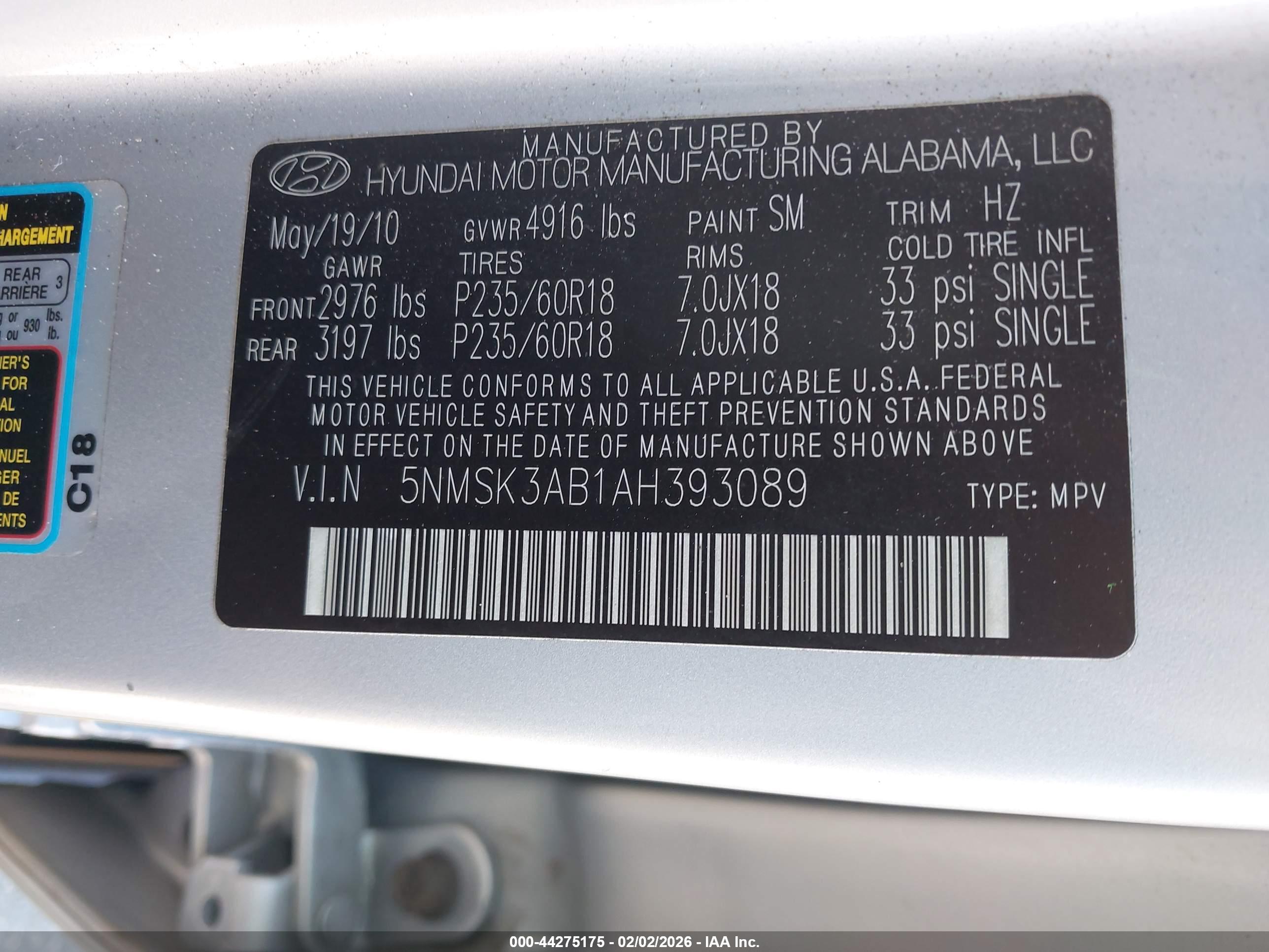 HYUNDAI SANTA image 9