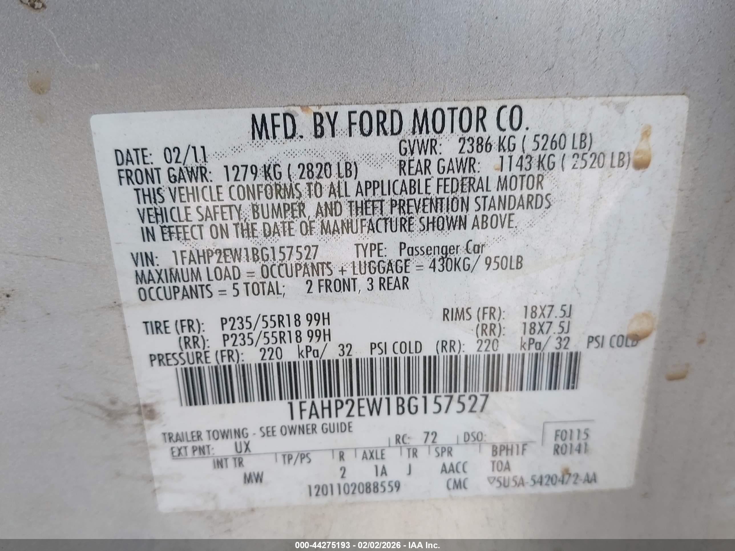 FORD TAURUS image 9