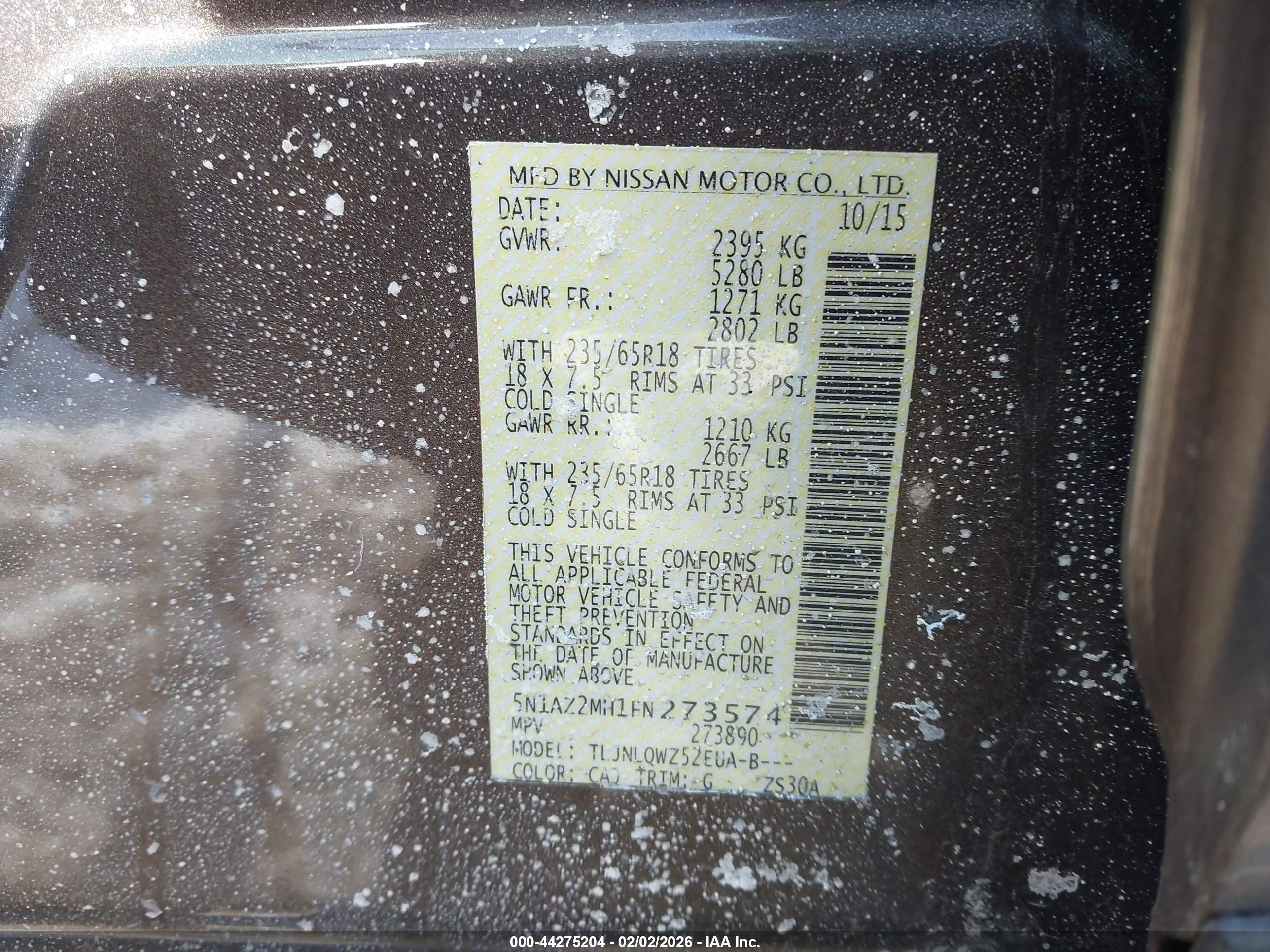 NISSAN MURANO image 9