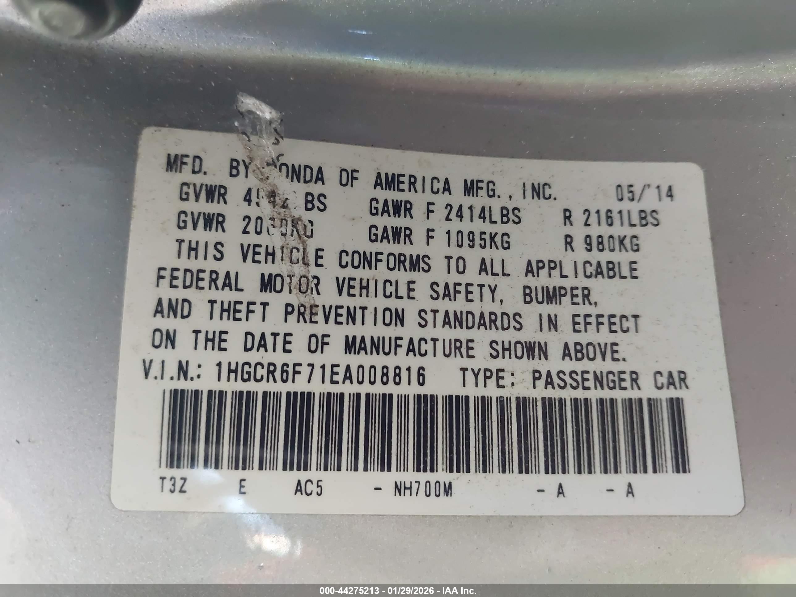 HONDA ACCORD image 9