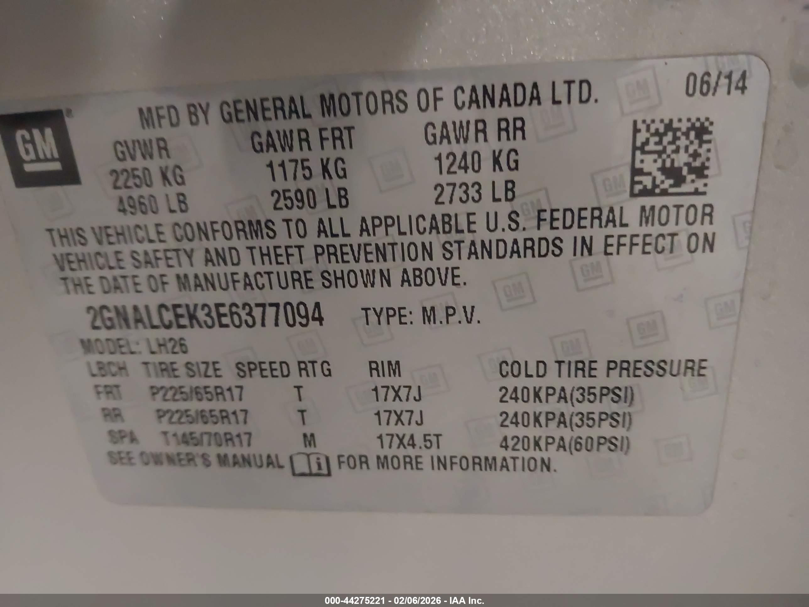 CHEVROLET EQUINOX image 9