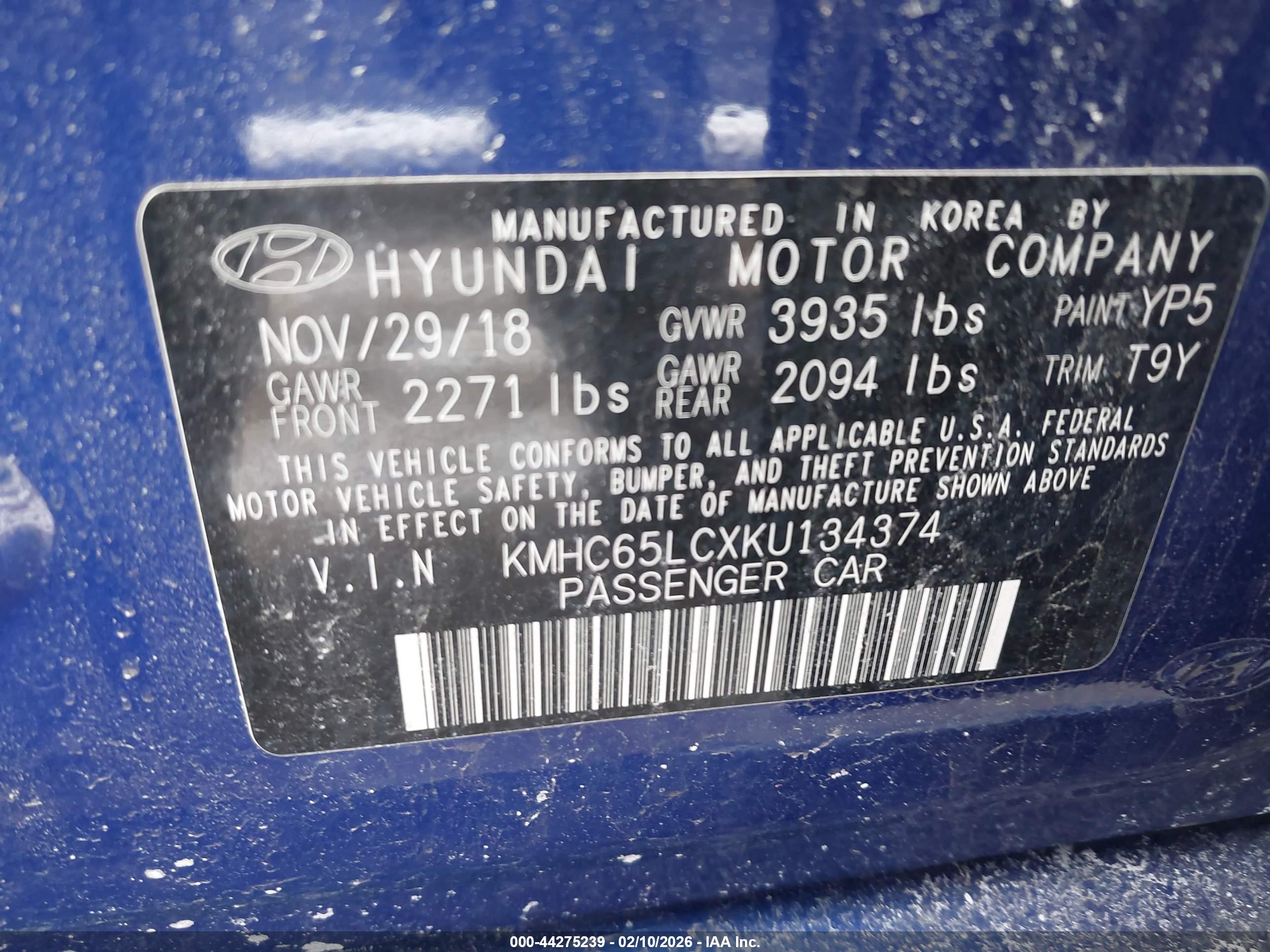 HYUNDAI IONIQ image 9