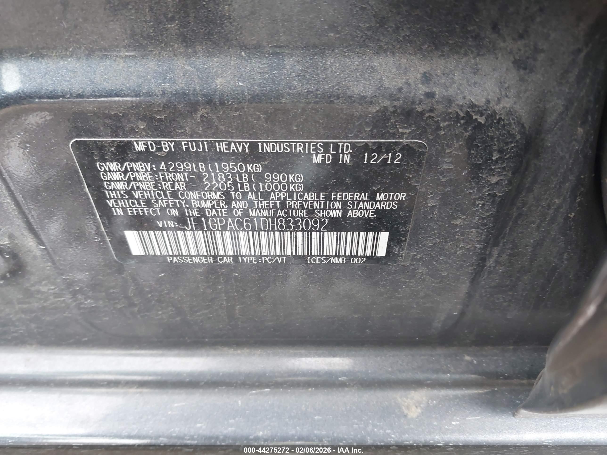 SUBARU IMPREZA image 9