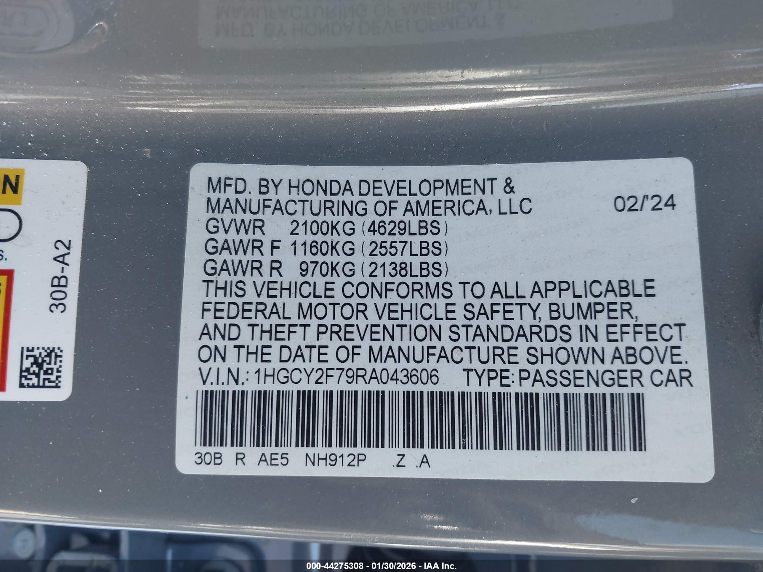HONDA ACCORD image 9
