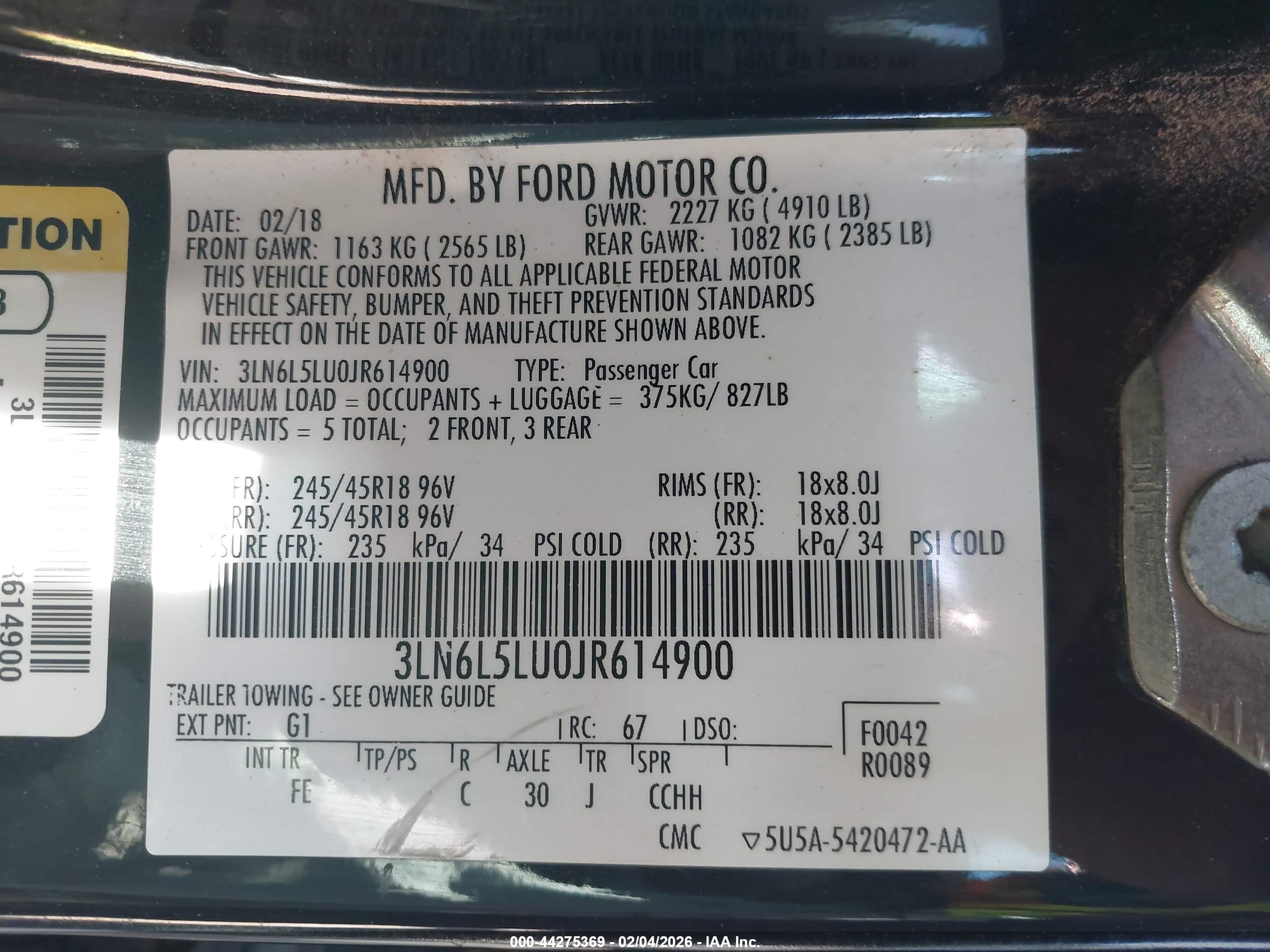 LINCOLN MKZ image 9