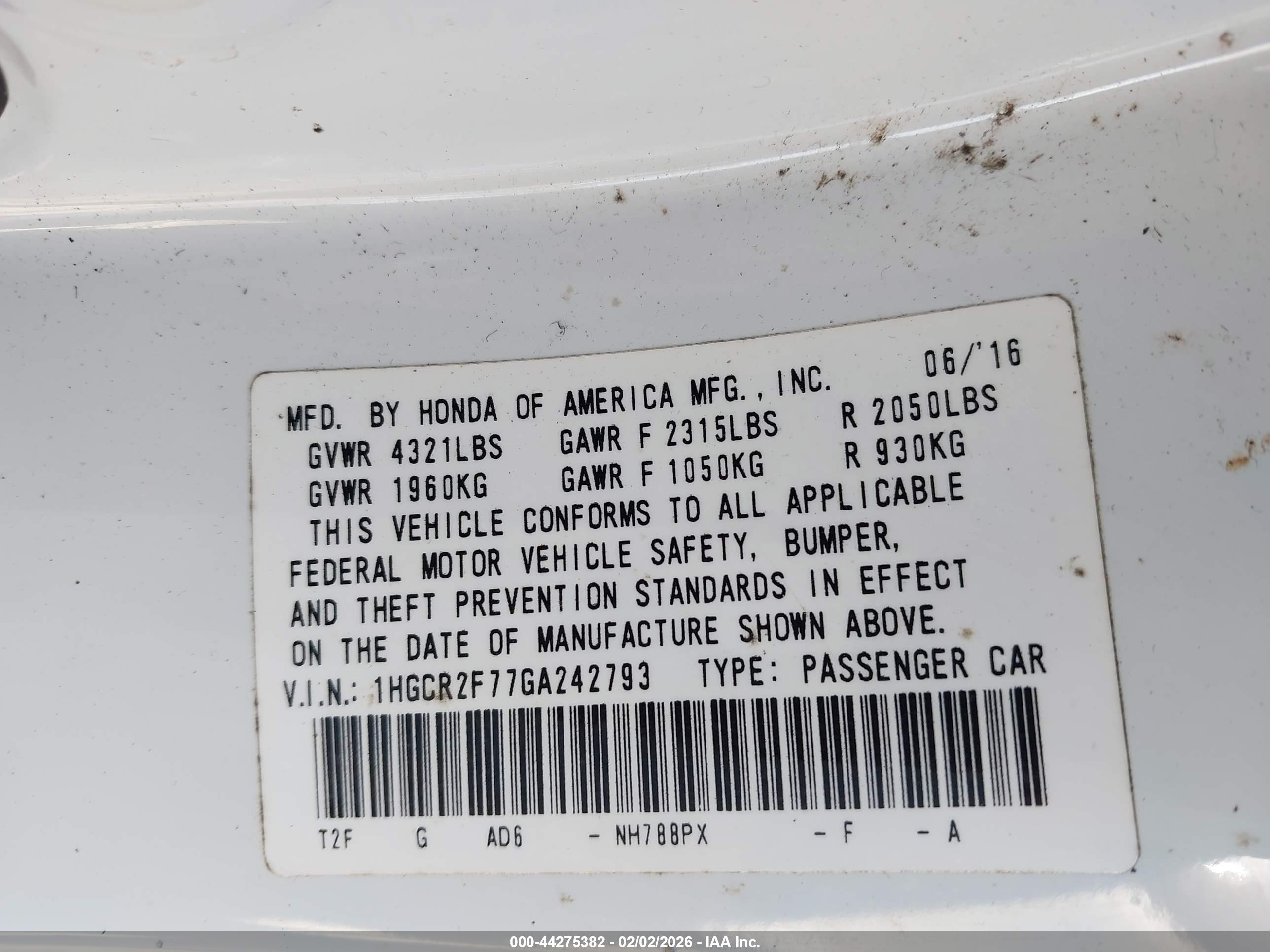 HONDA ACCORD image 9