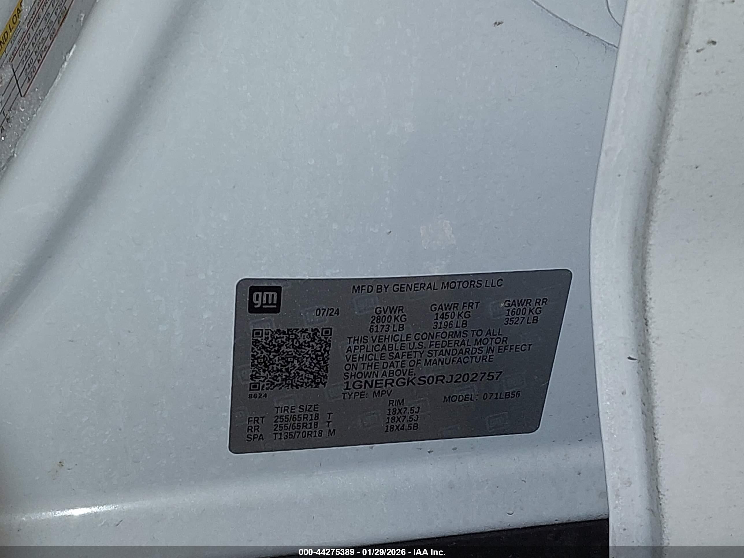 CHEVROLET TRAVERSE image 9
