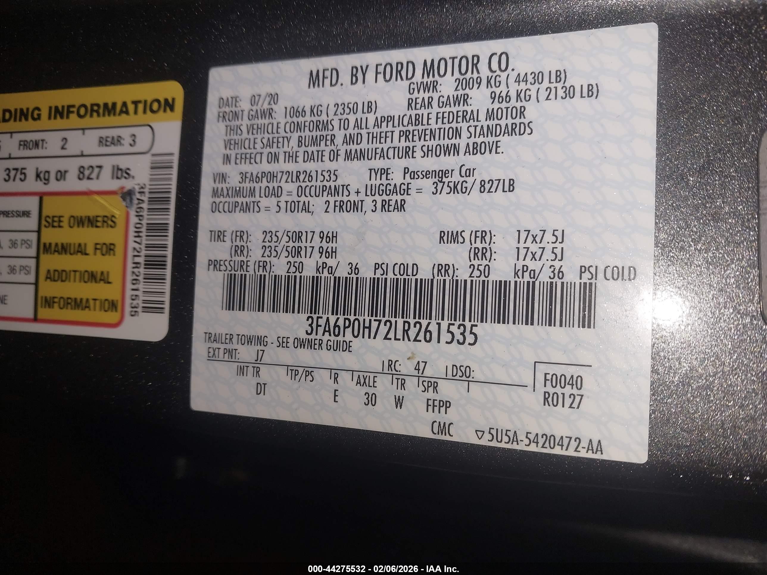 FORD FUSION image 9