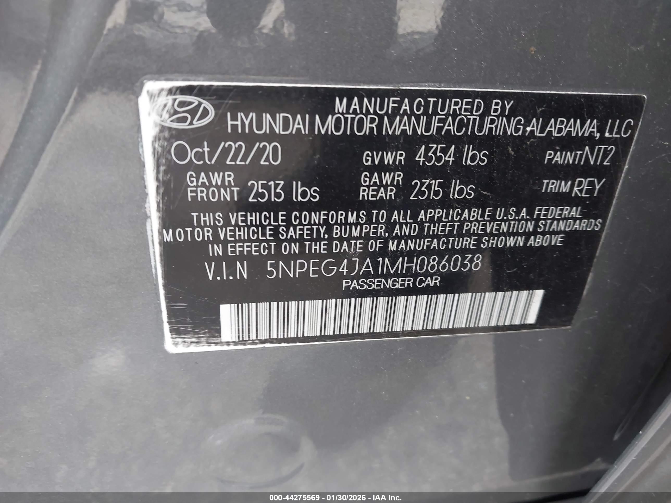 HYUNDAI SONATA image 9