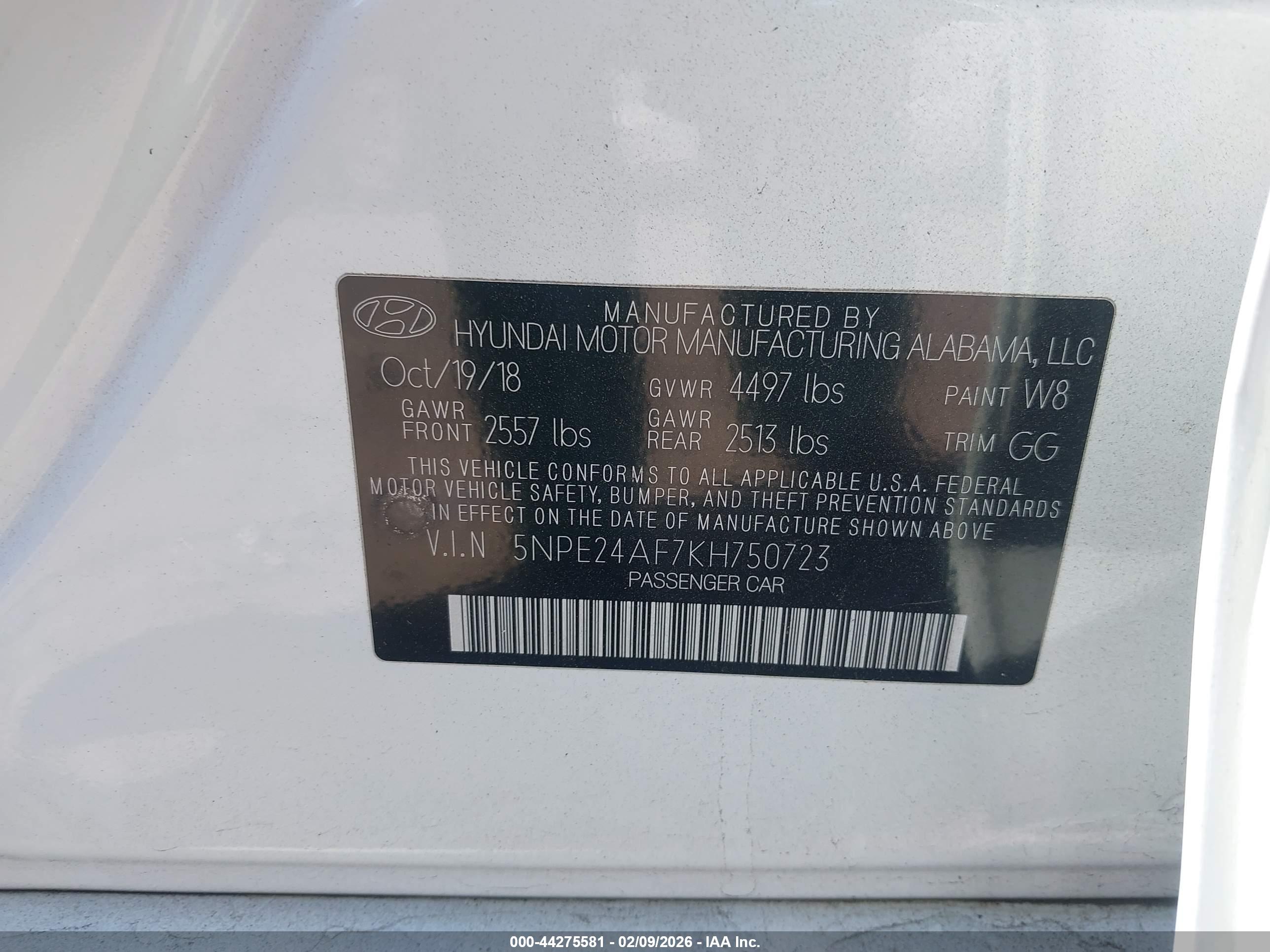 HYUNDAI SONATA image 9