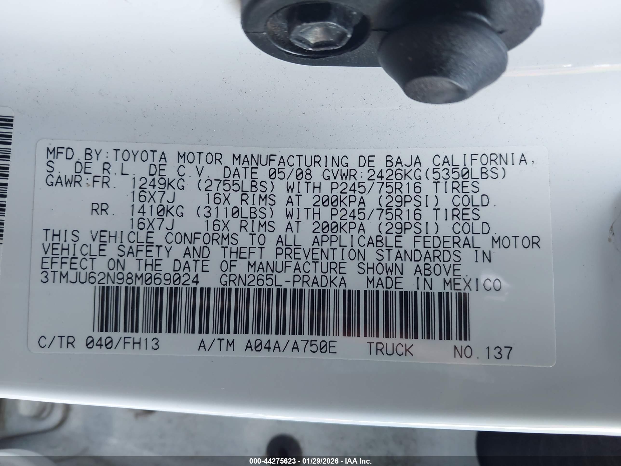 TOYOTA TACOMA image 9