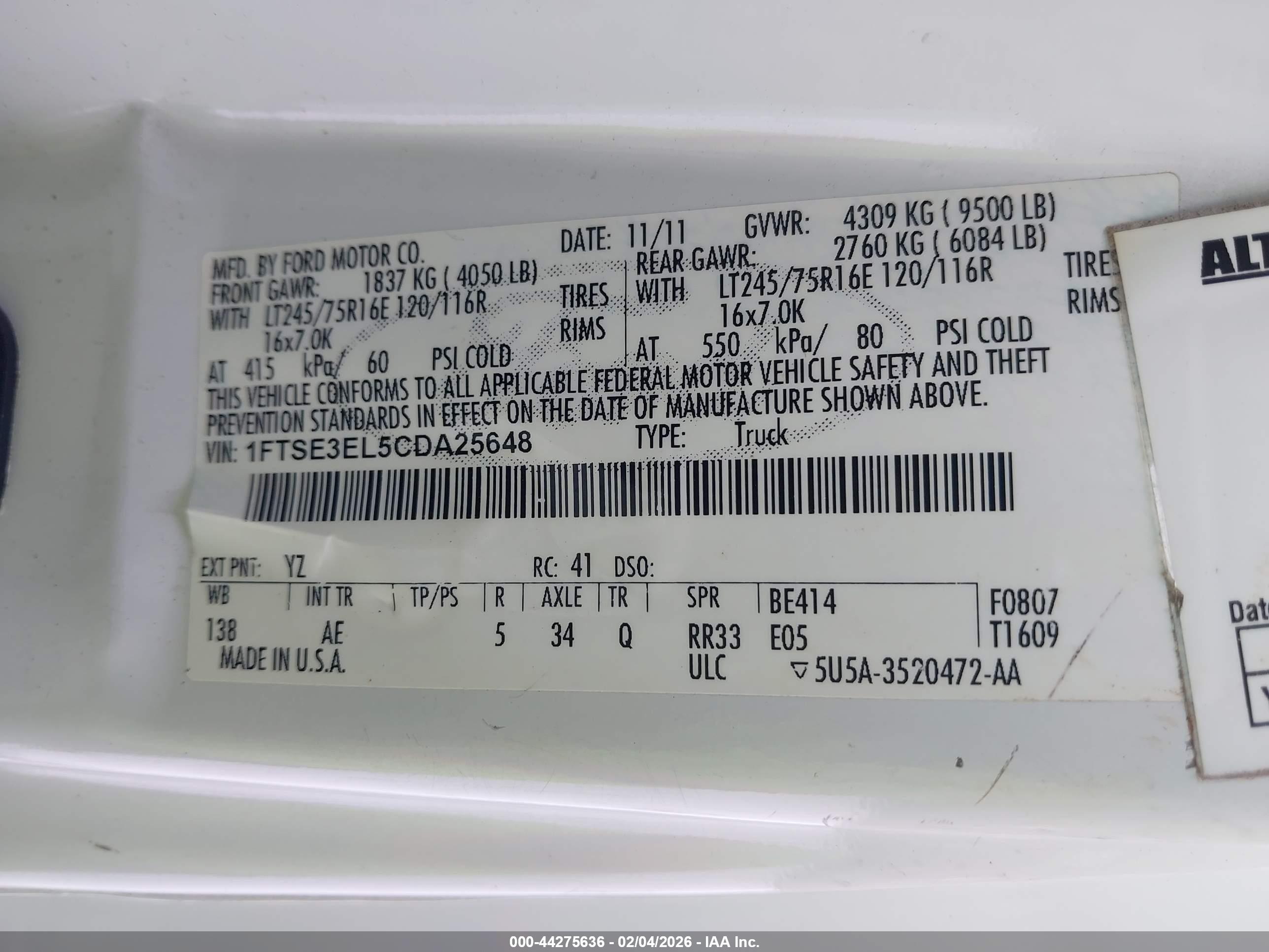 FORD E-350 image 9