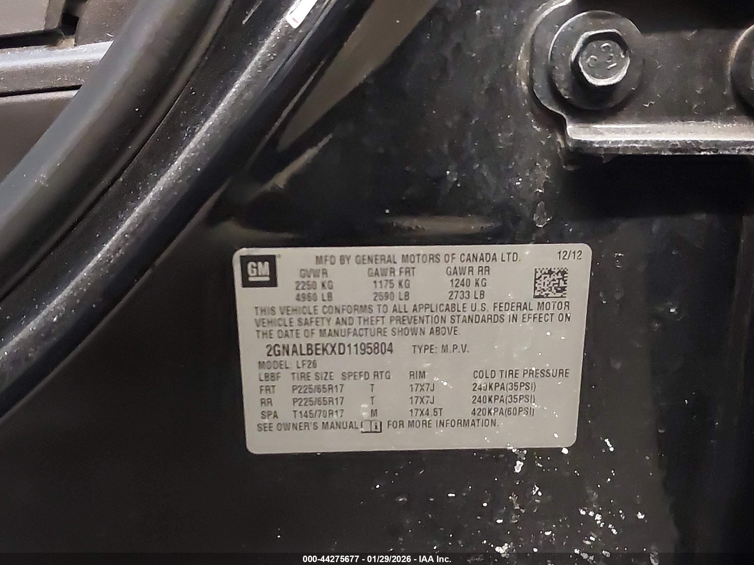 CHEVROLET EQUINOX image 9