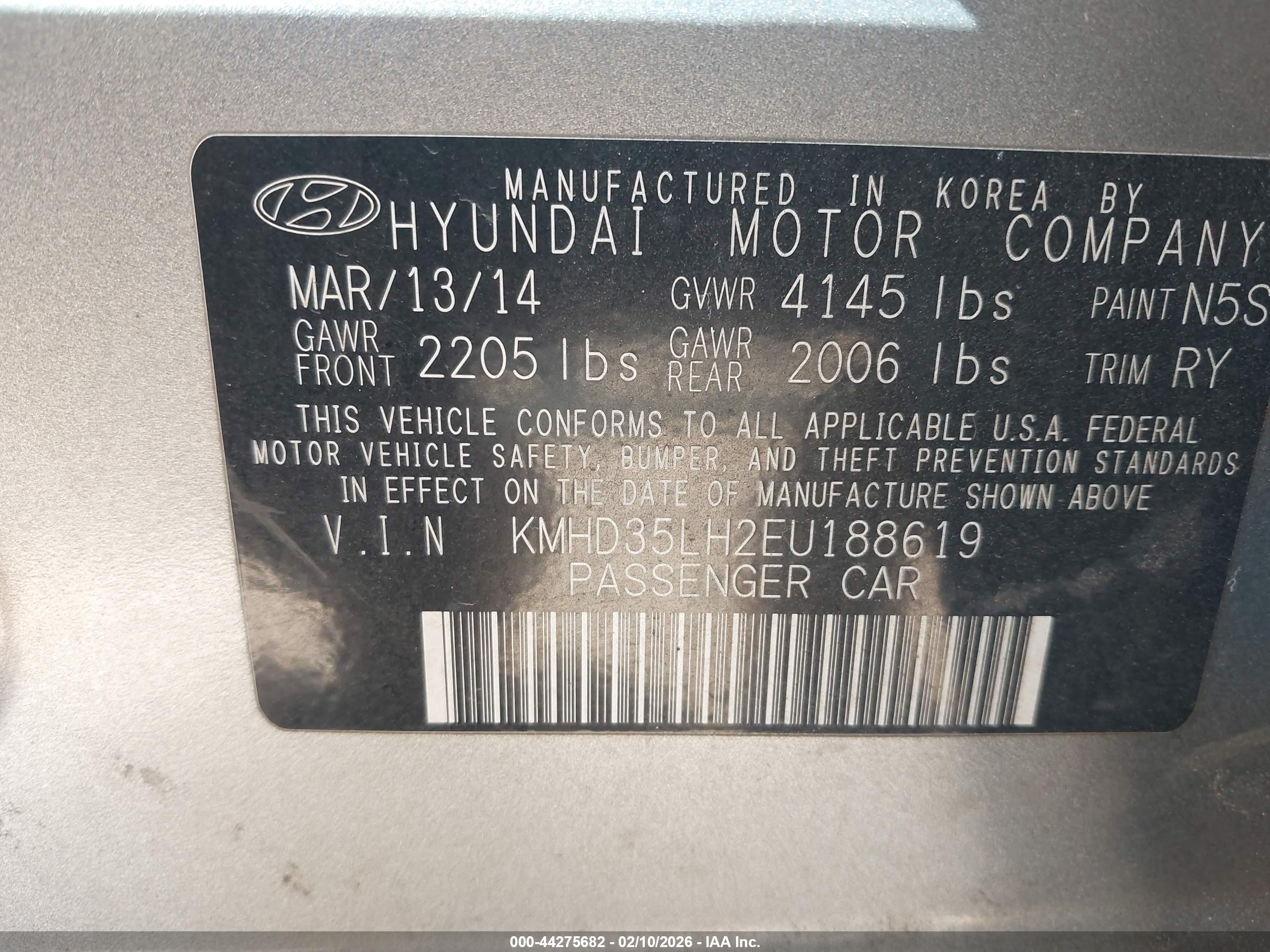 HYUNDAI ELANTRA image 9