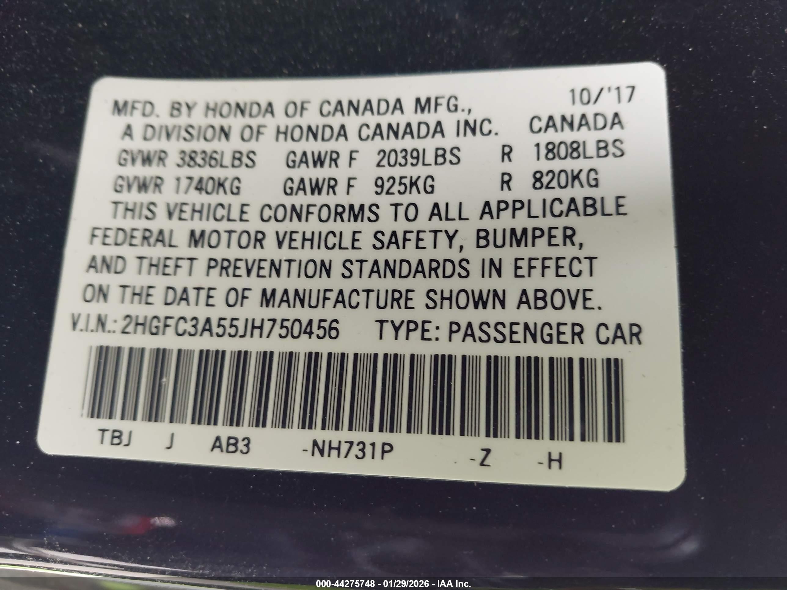HONDA CIVIC image 9