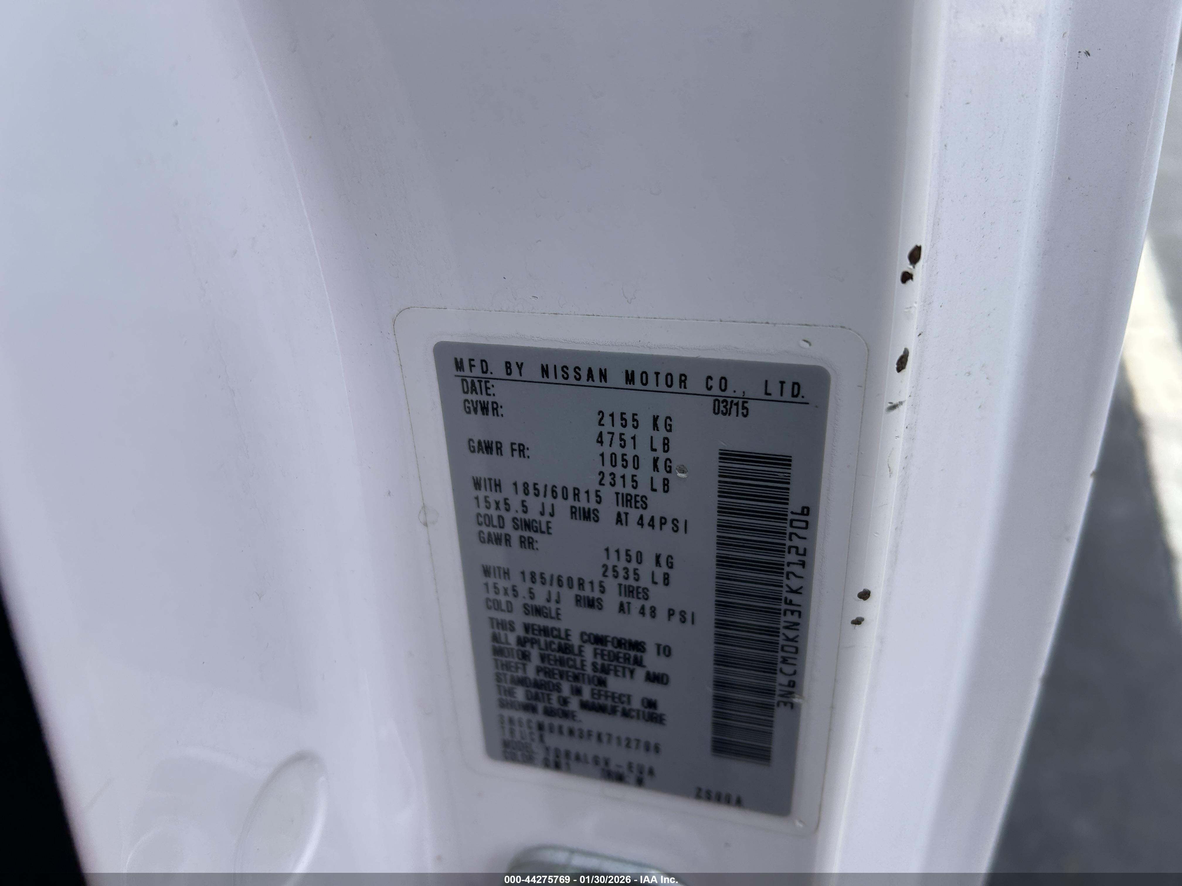 NISSAN NV200 image 9