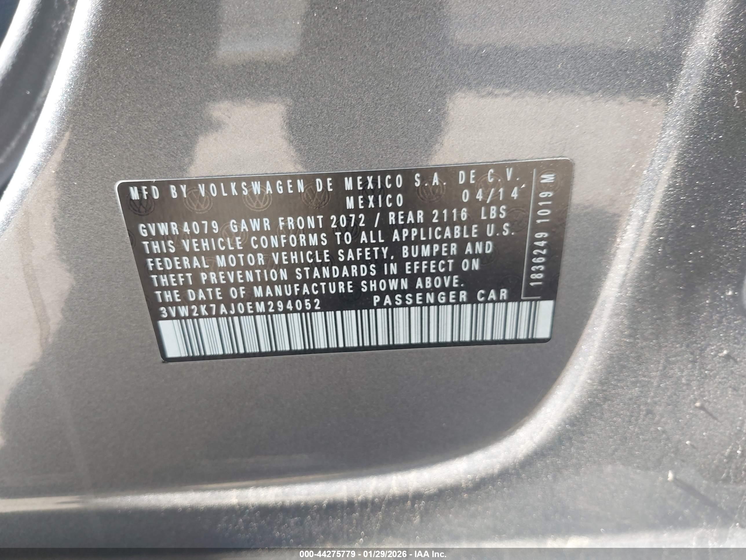 VOLKSWAGEN JETTA image 9