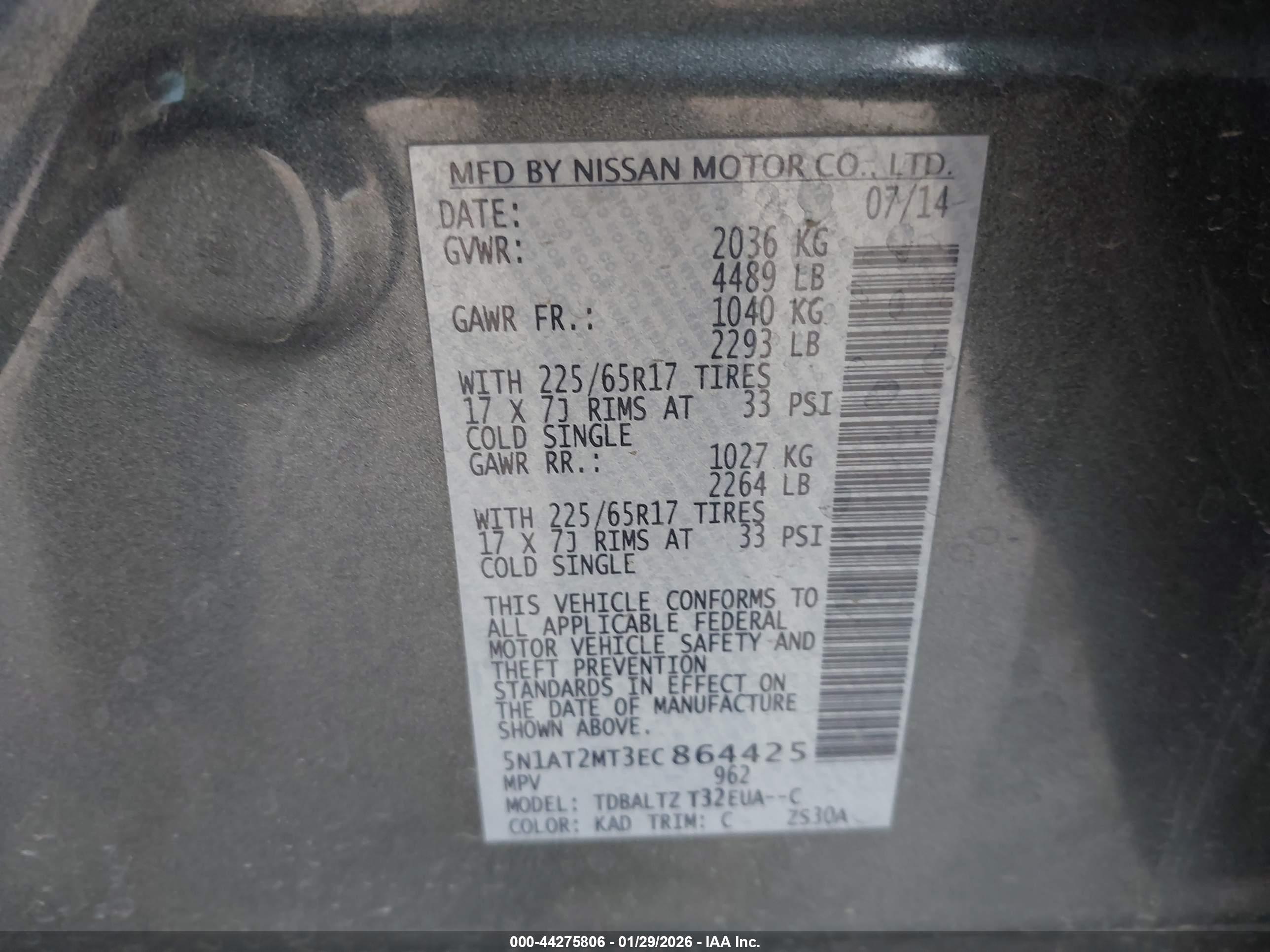 NISSAN ROGUE image 10