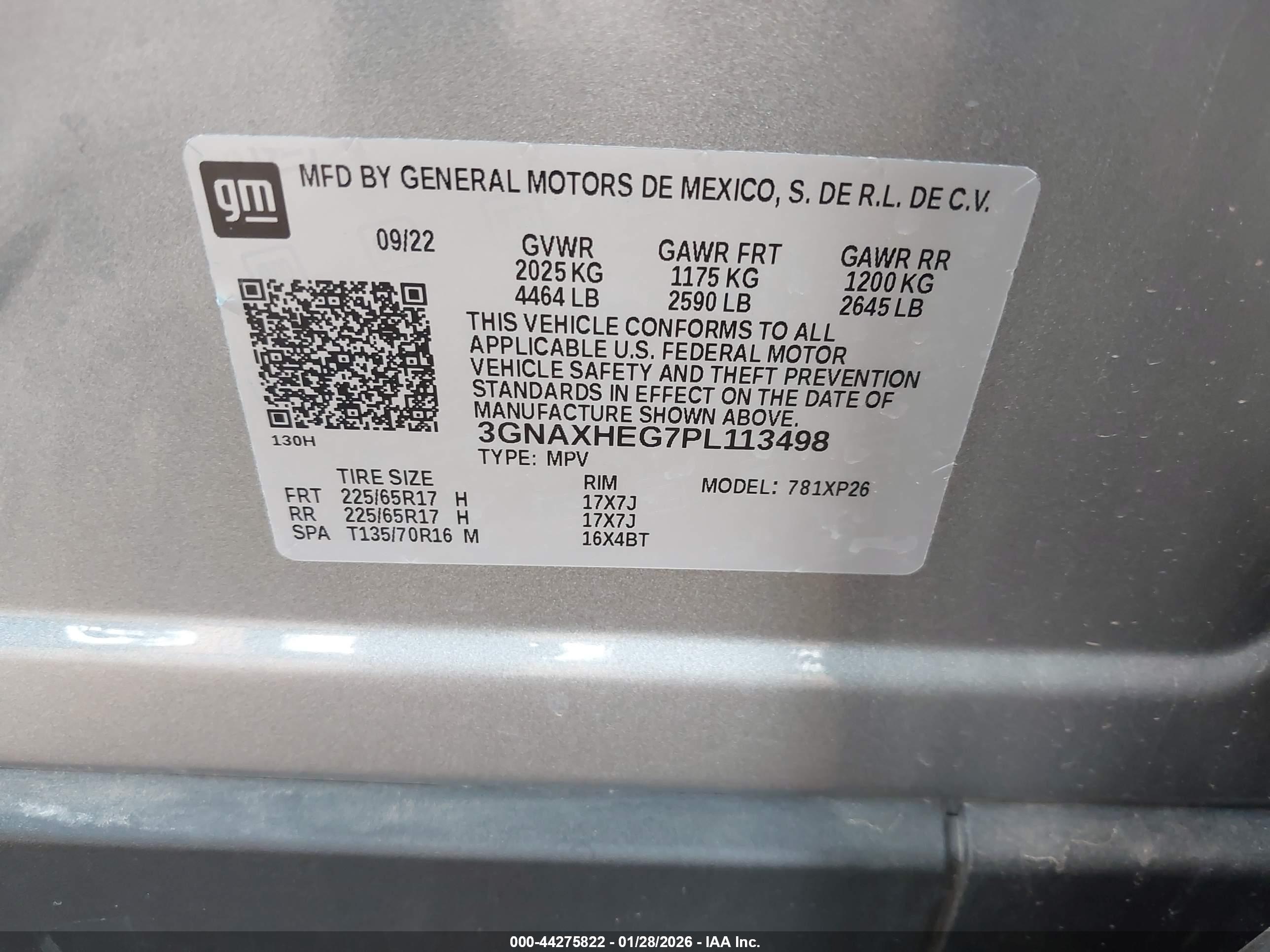 CHEVROLET EQUINOX image 9