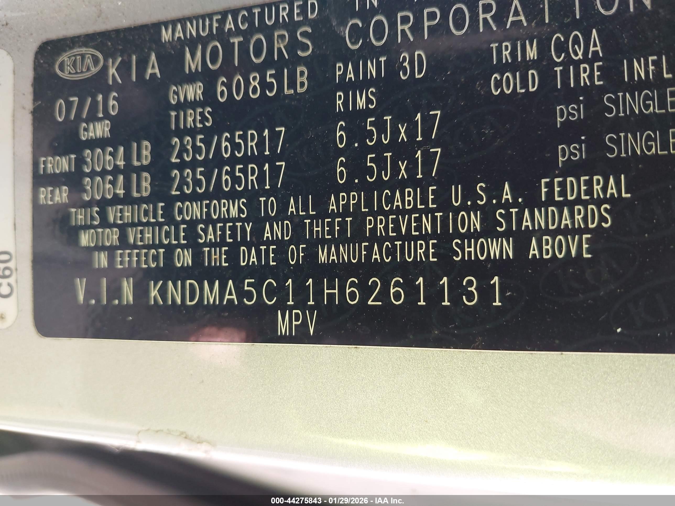 KIA SEDONA image 9