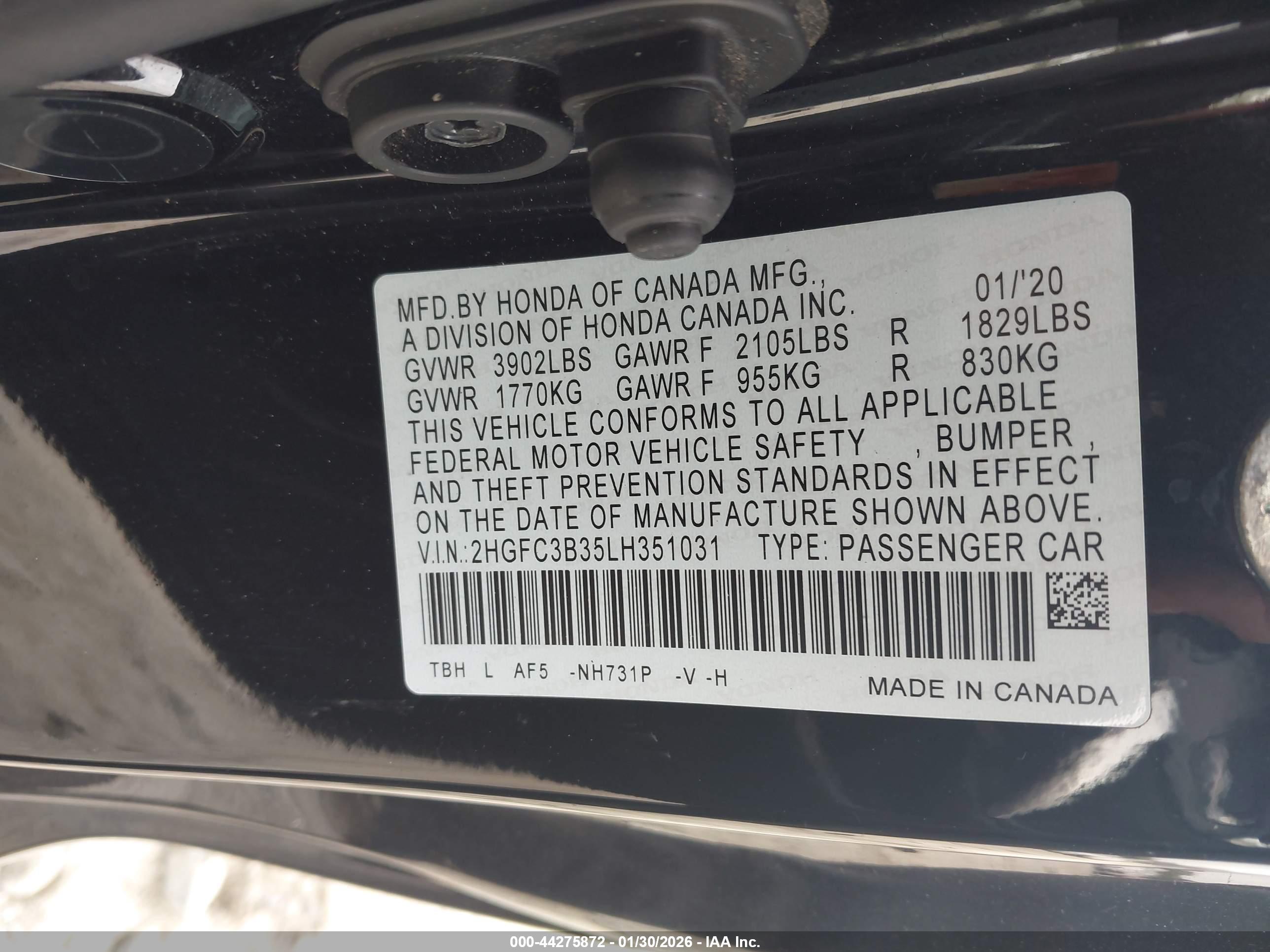 HONDA CIVIC image 9