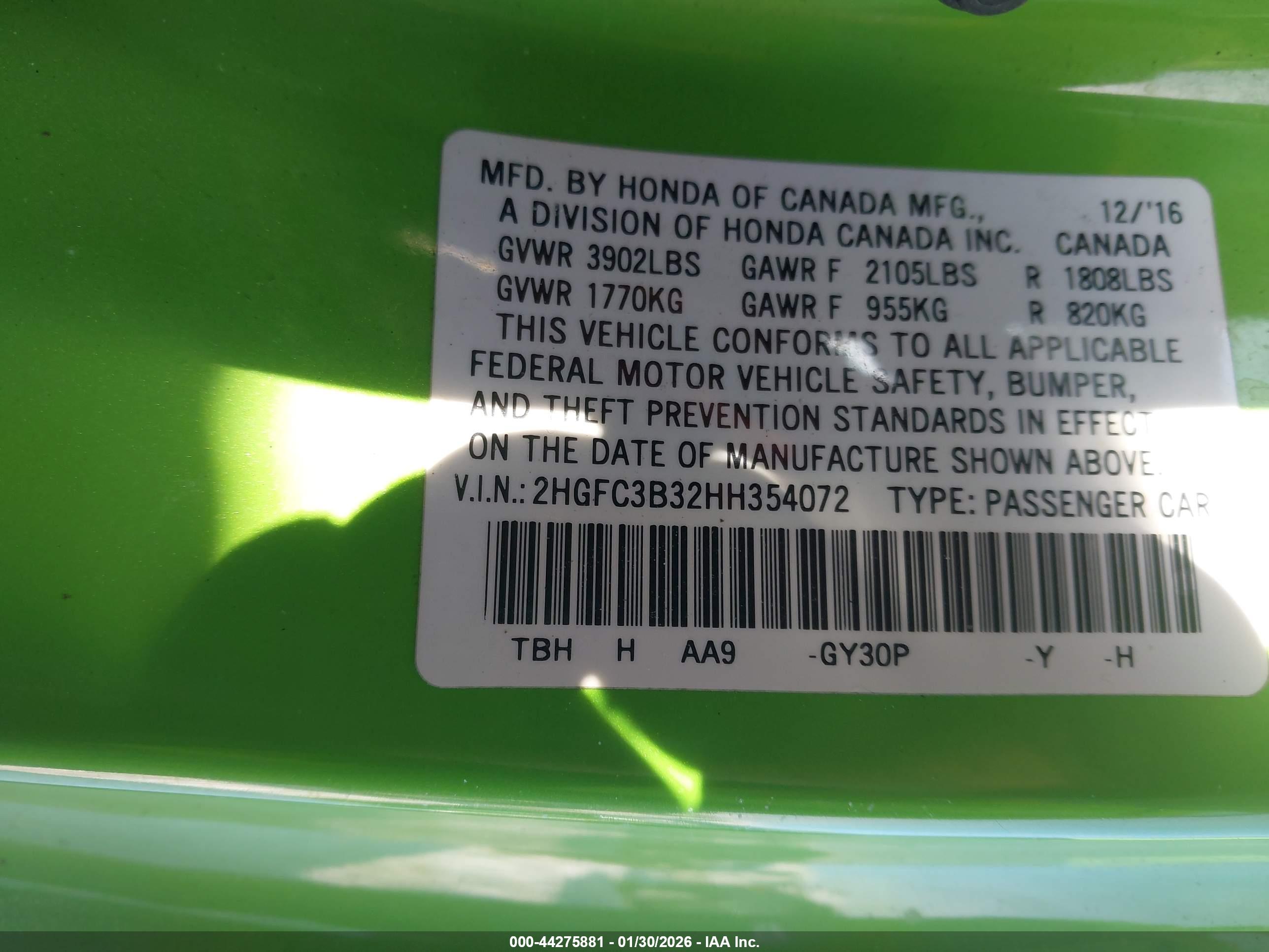 HONDA CIVIC image 9