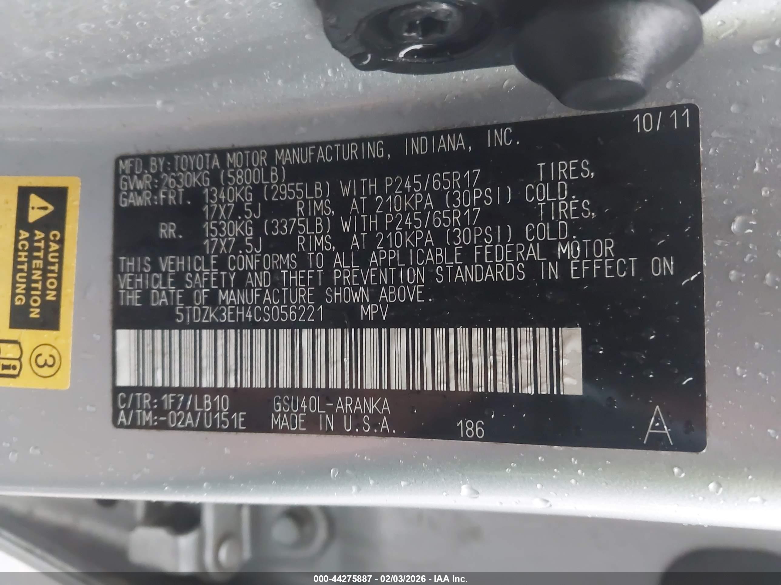 TOYOTA HIGHLANDER image 9