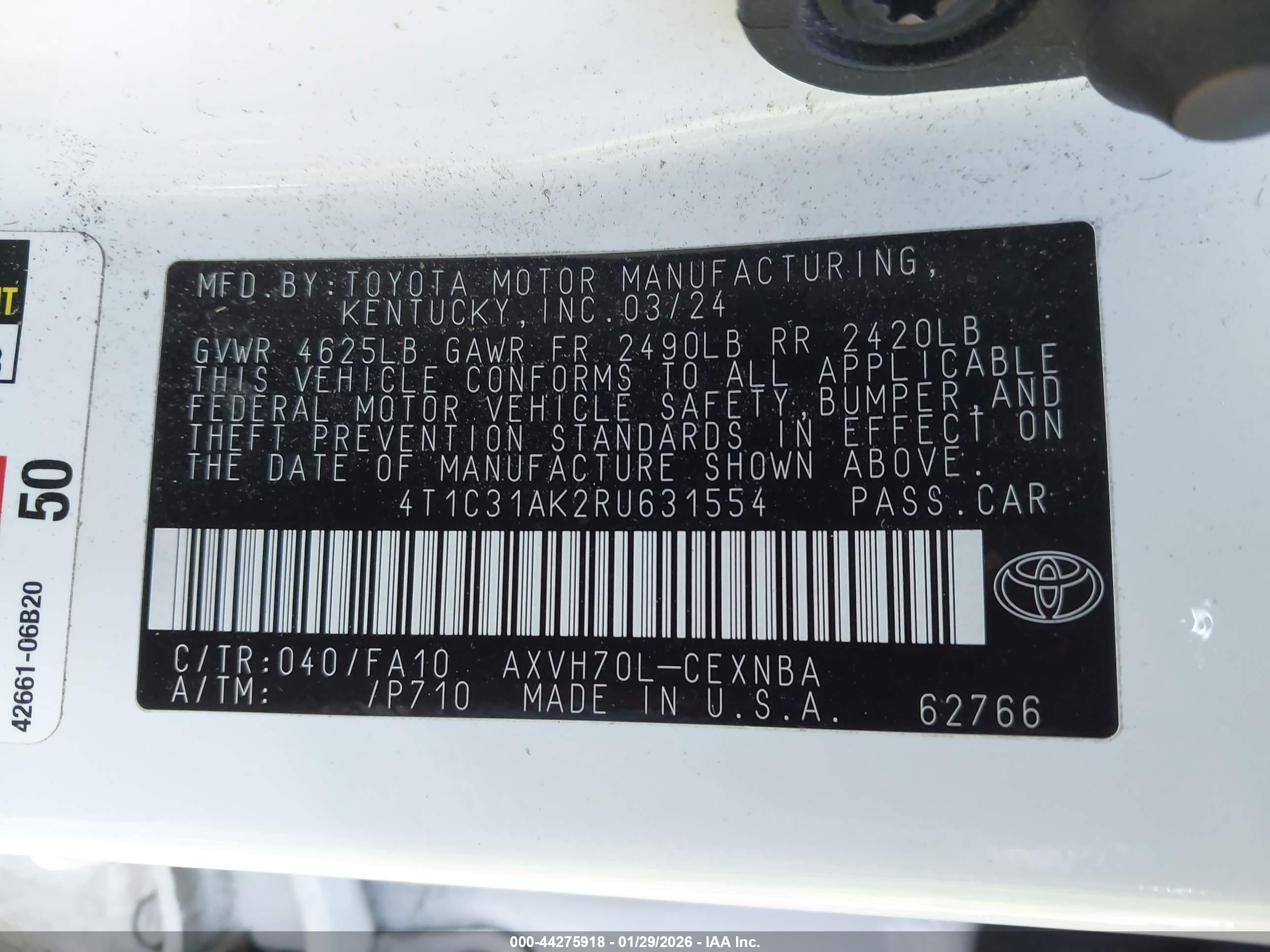 TOYOTA CAMRY image 9
