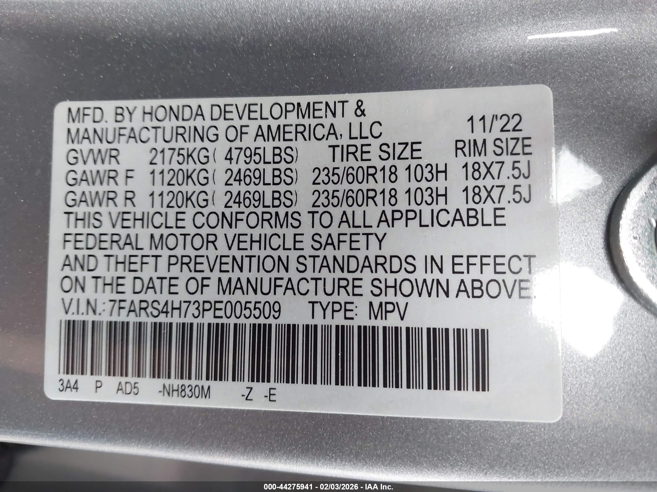 HONDA CR-V image 9