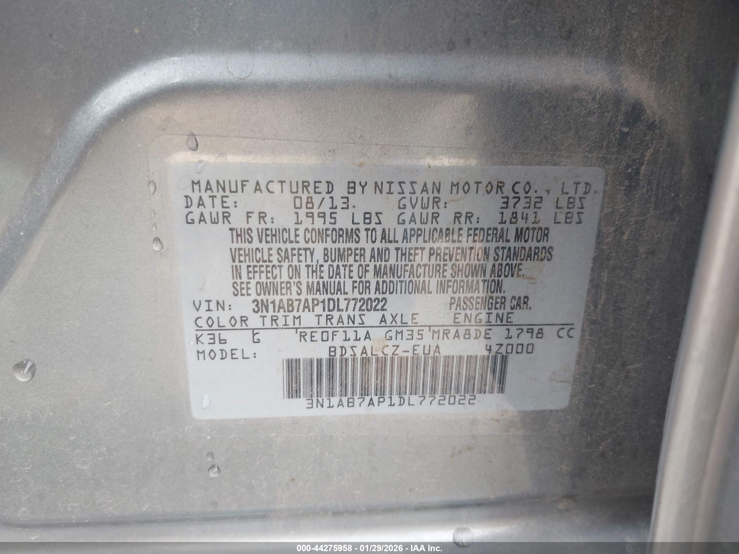 NISSAN SENTRA image 9