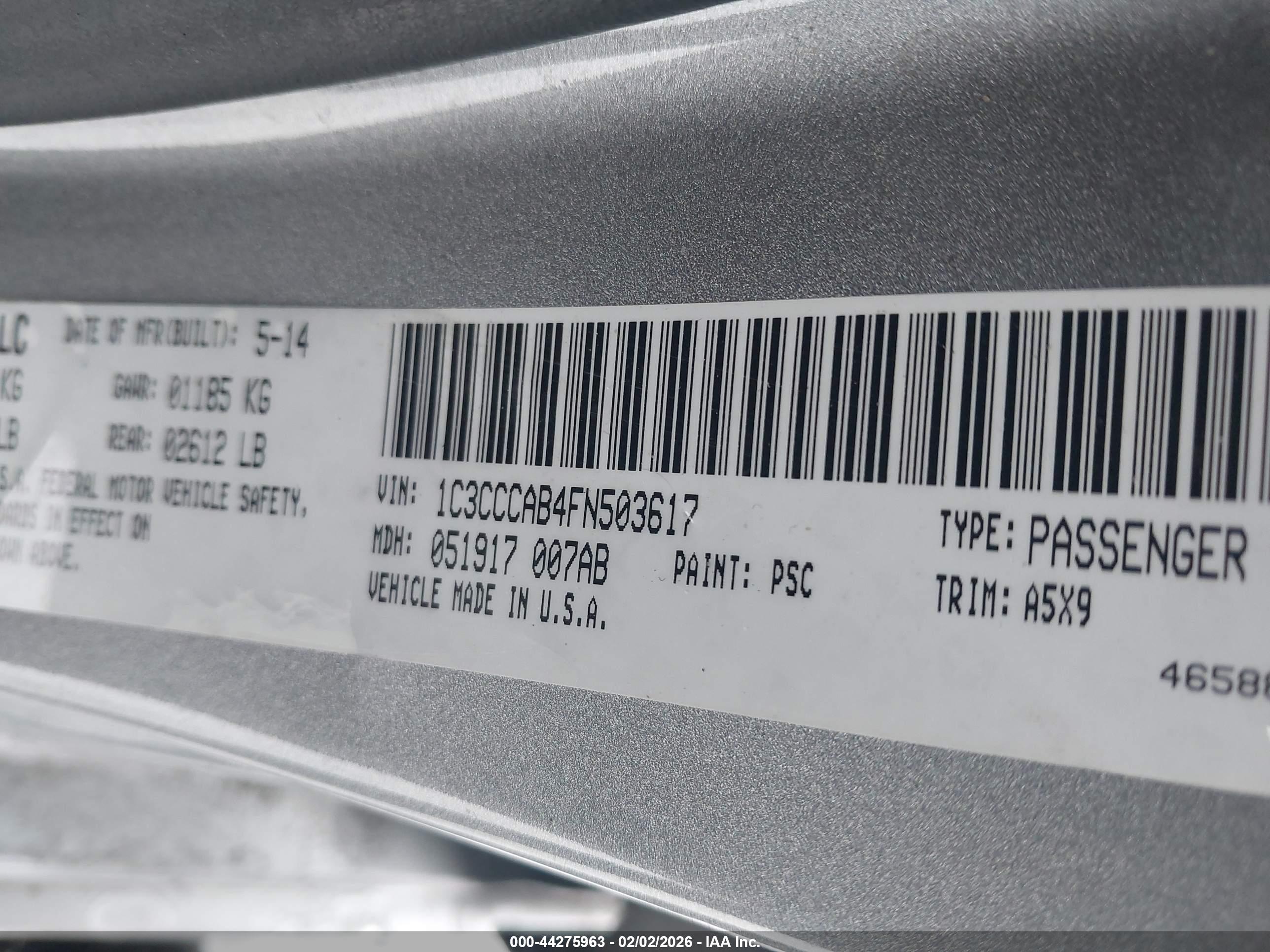 CHRYSLER 200 image 9