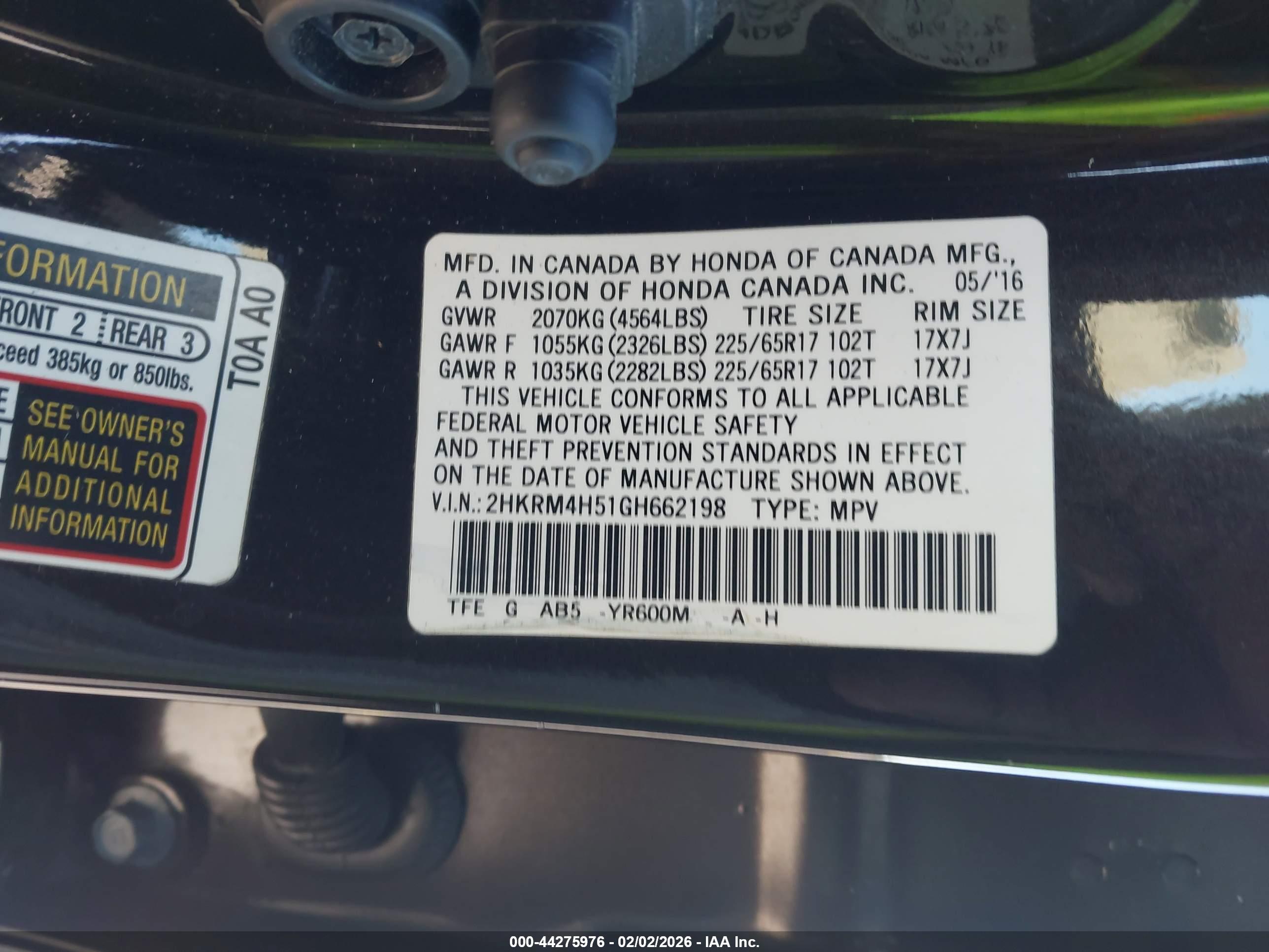 HONDA CR-V image 9